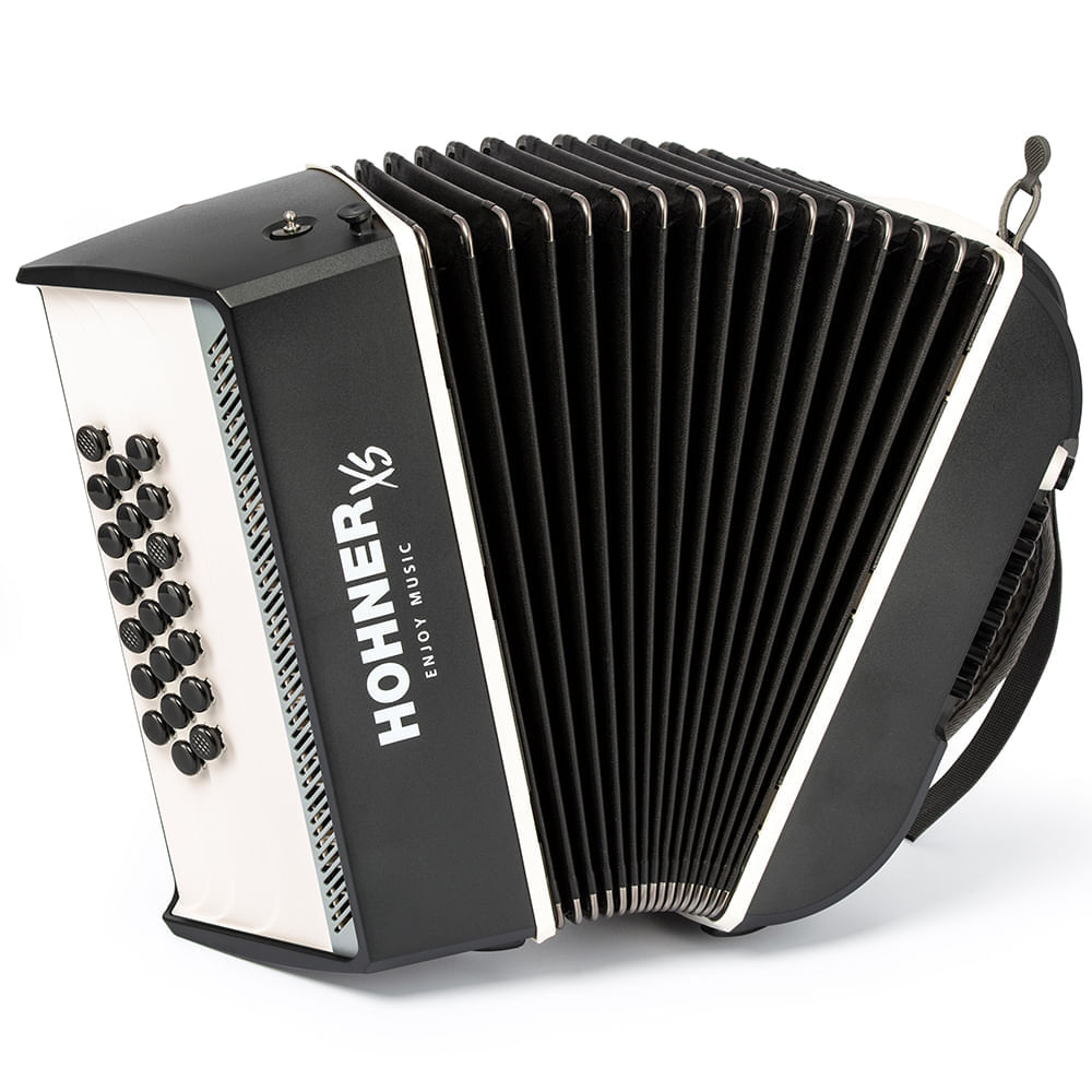 Acordeón Cromático Hohner XS Button A2931 - Dark Grey foto 2