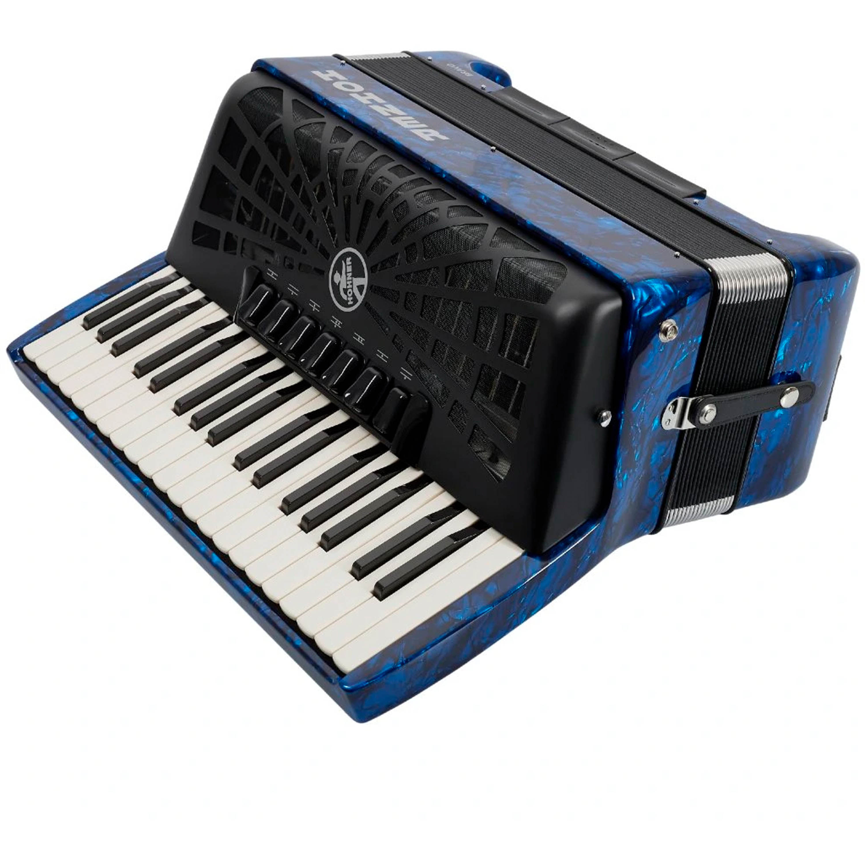 Acordeon Hohner A16742 Bravo III 96 - Blue foto 3