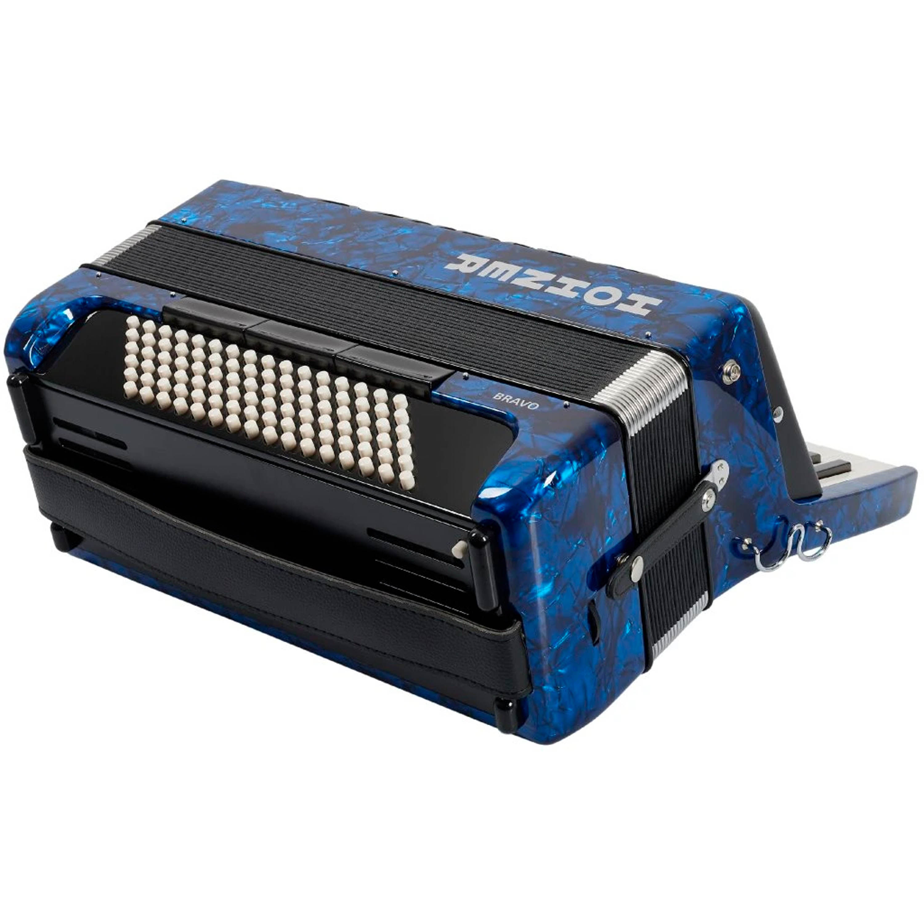 Acordeon Hohner A16742 Bravo III 96 - Blue foto 4