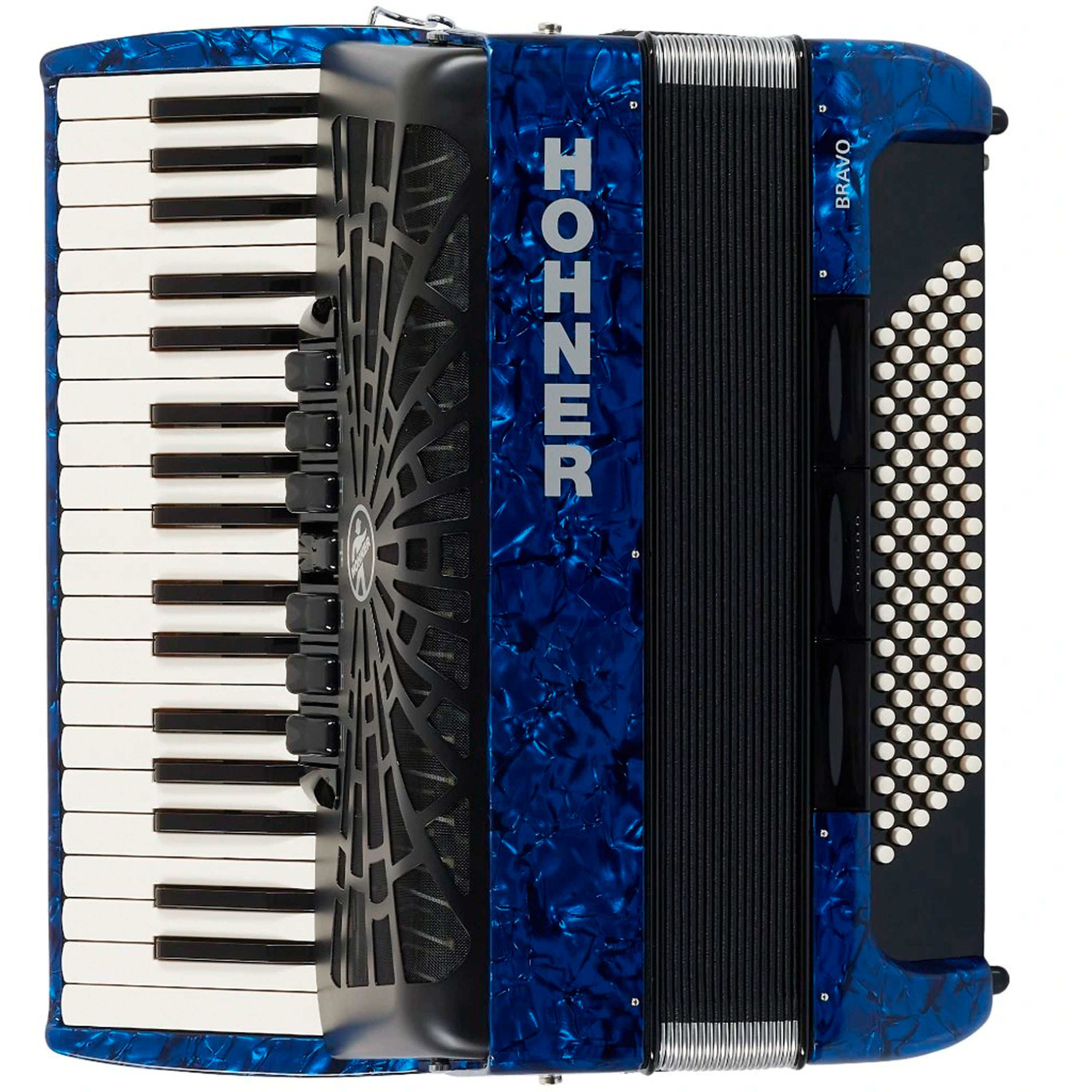Acordeon Hohner A16742 Bravo III 96 - Blue foto 5
