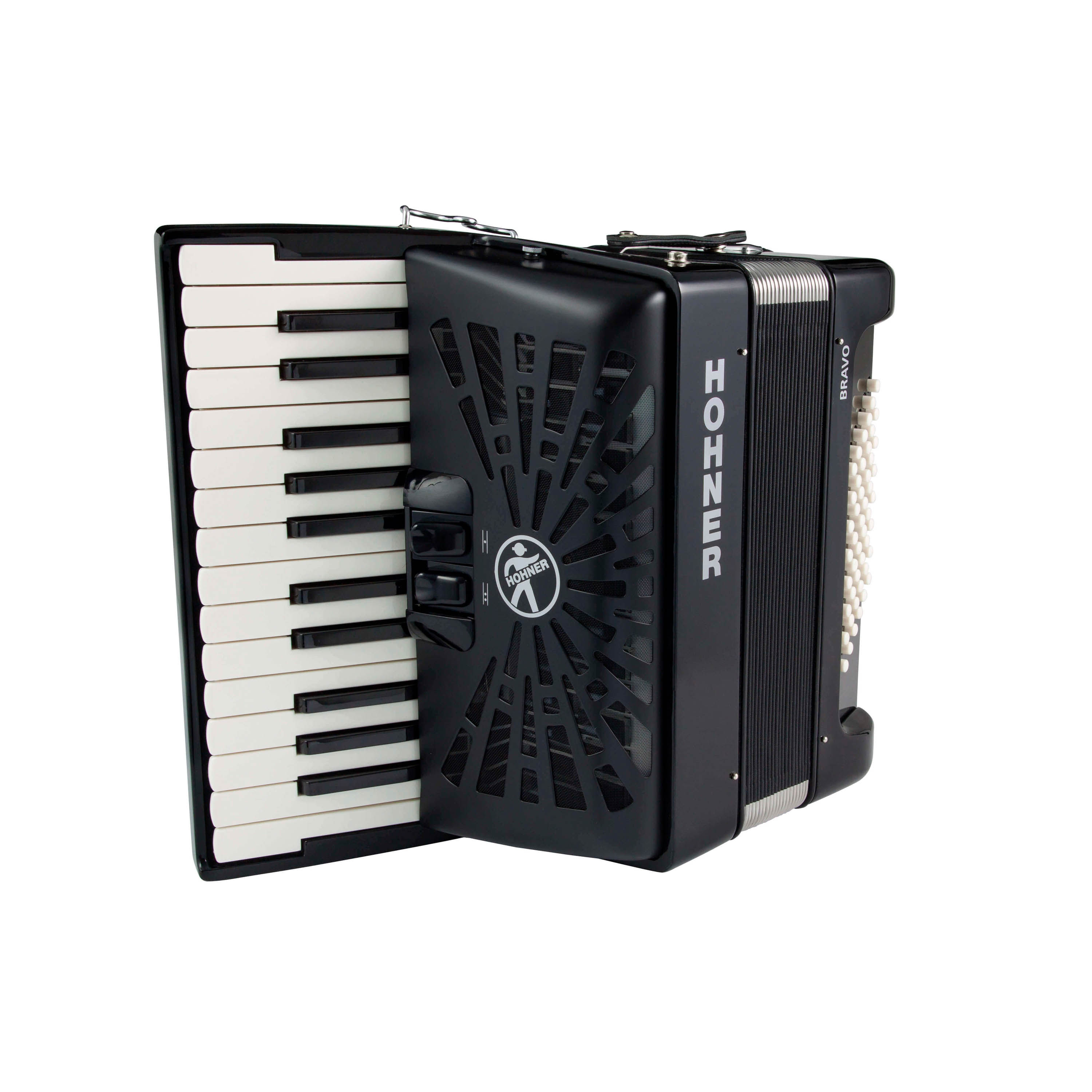 Acordeón Hohner Bravo II 48 A16522 - Black foto 4