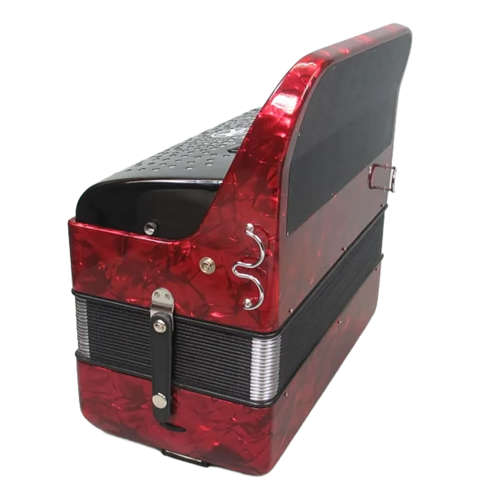 Acordeón Hohner Nova III 96 A4173 - Rojo foto 4