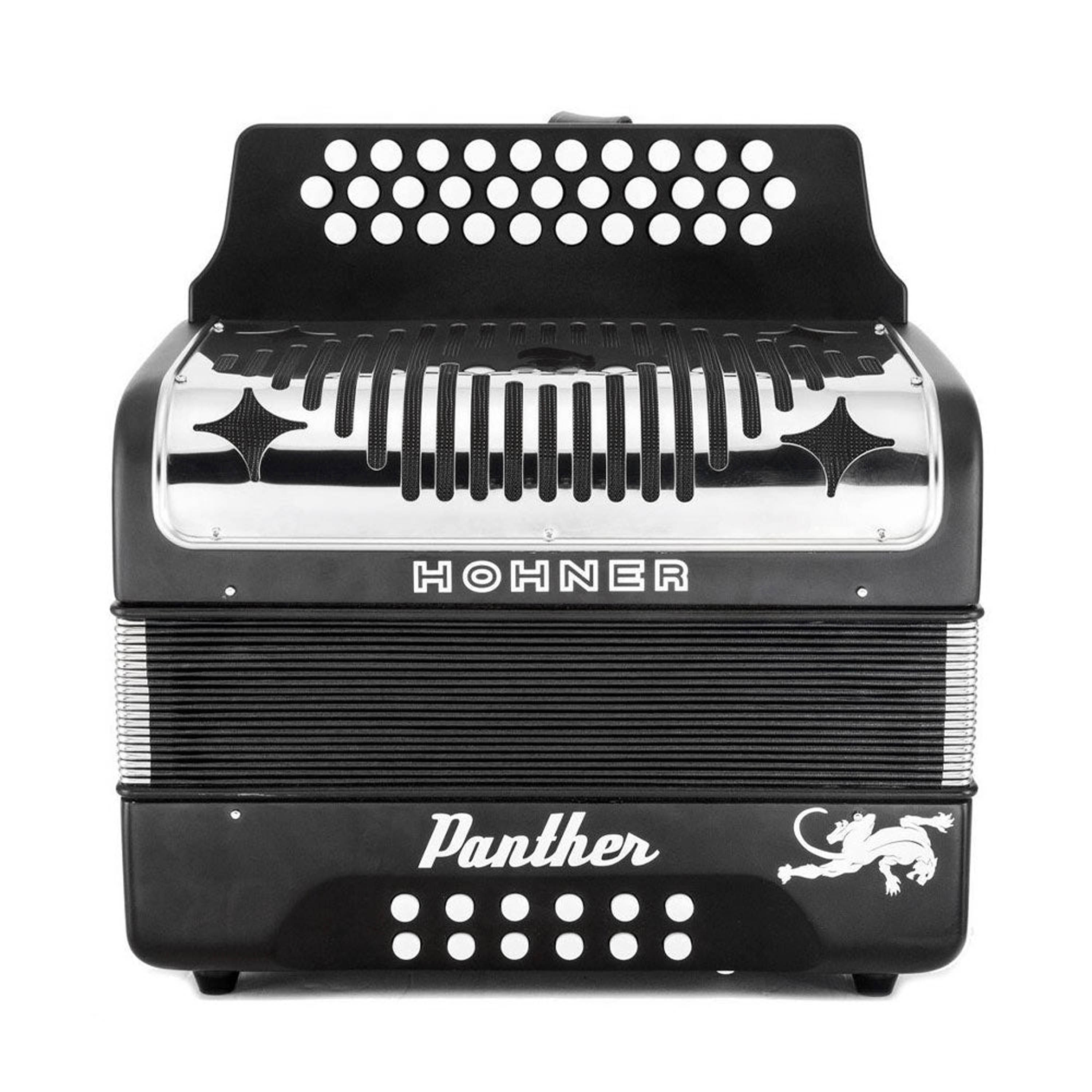 Acordeón hohner Panther II - Black foto 2