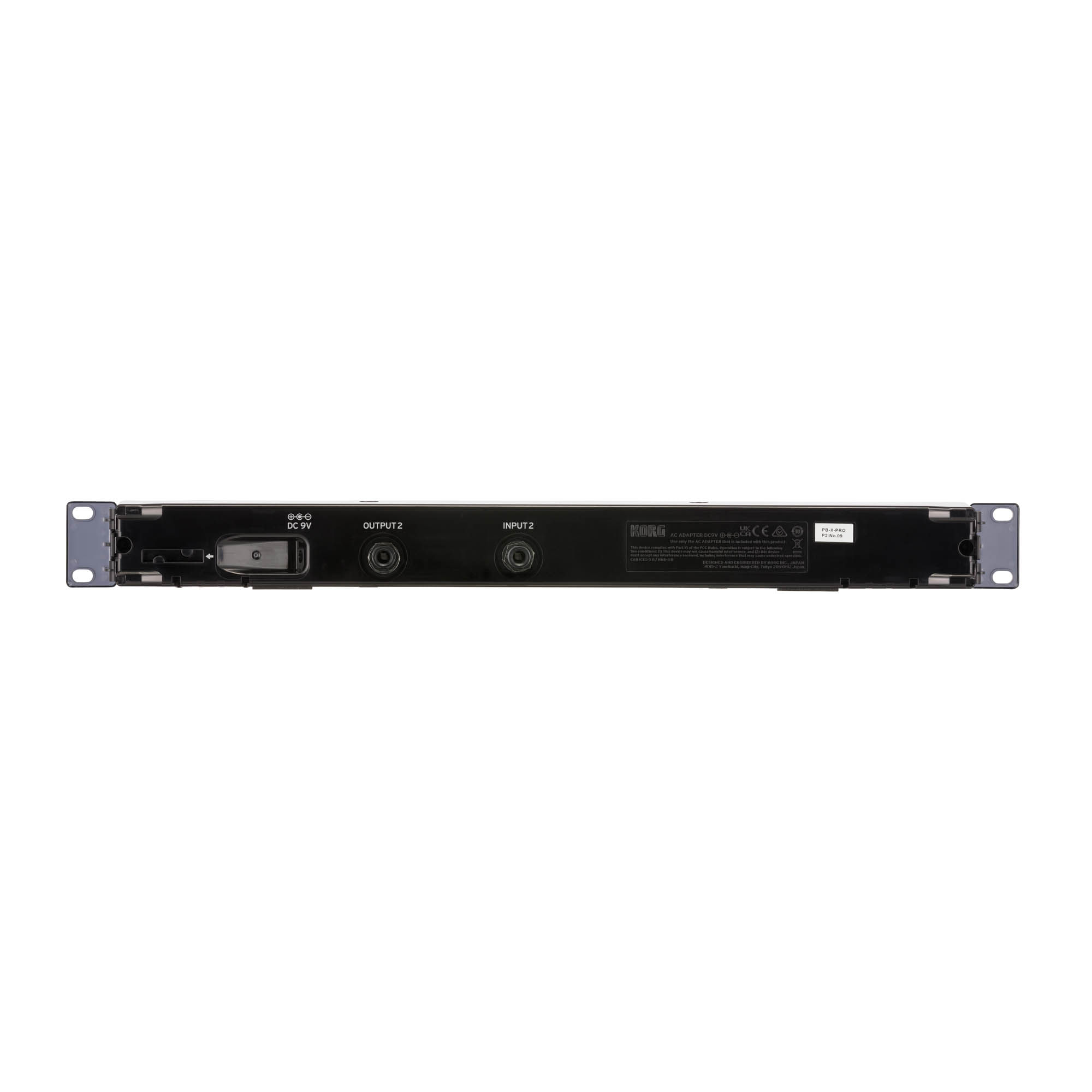 Afinador buffer para rack Korg Pitchblack X pro foto 4