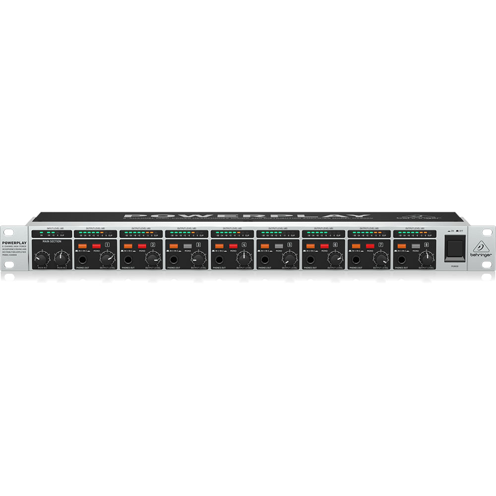 Amplificador De Audifonos Behringer HA8000 - 8CH foto 3