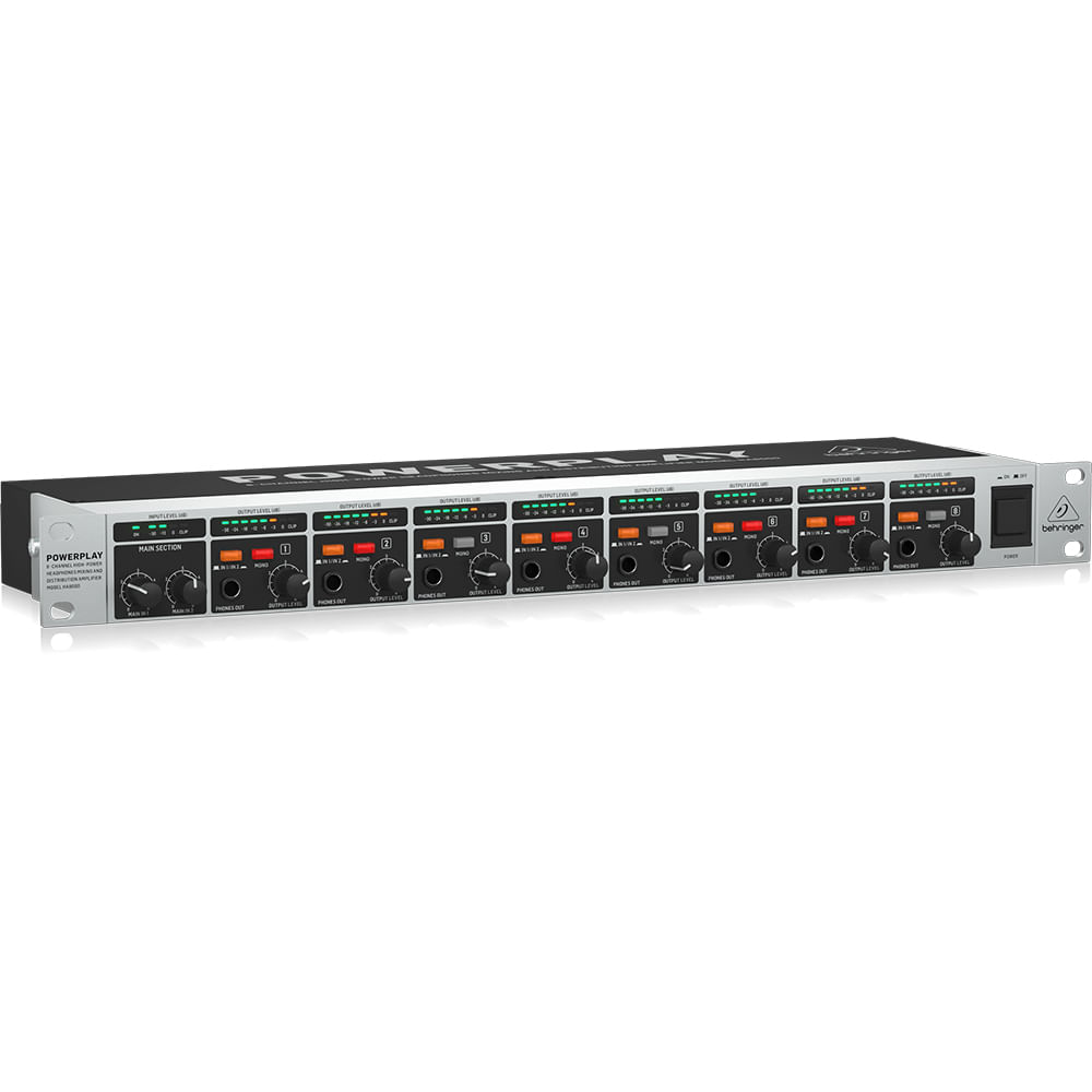 Amplificador De Audifonos Behringer HA8000 - 8CH foto 4