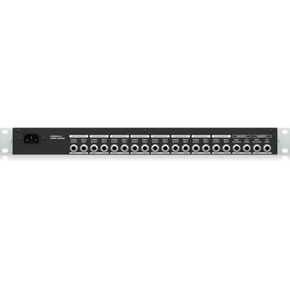 Amplificador De Audifonos Behringer HA8000 - 8CH foto 5