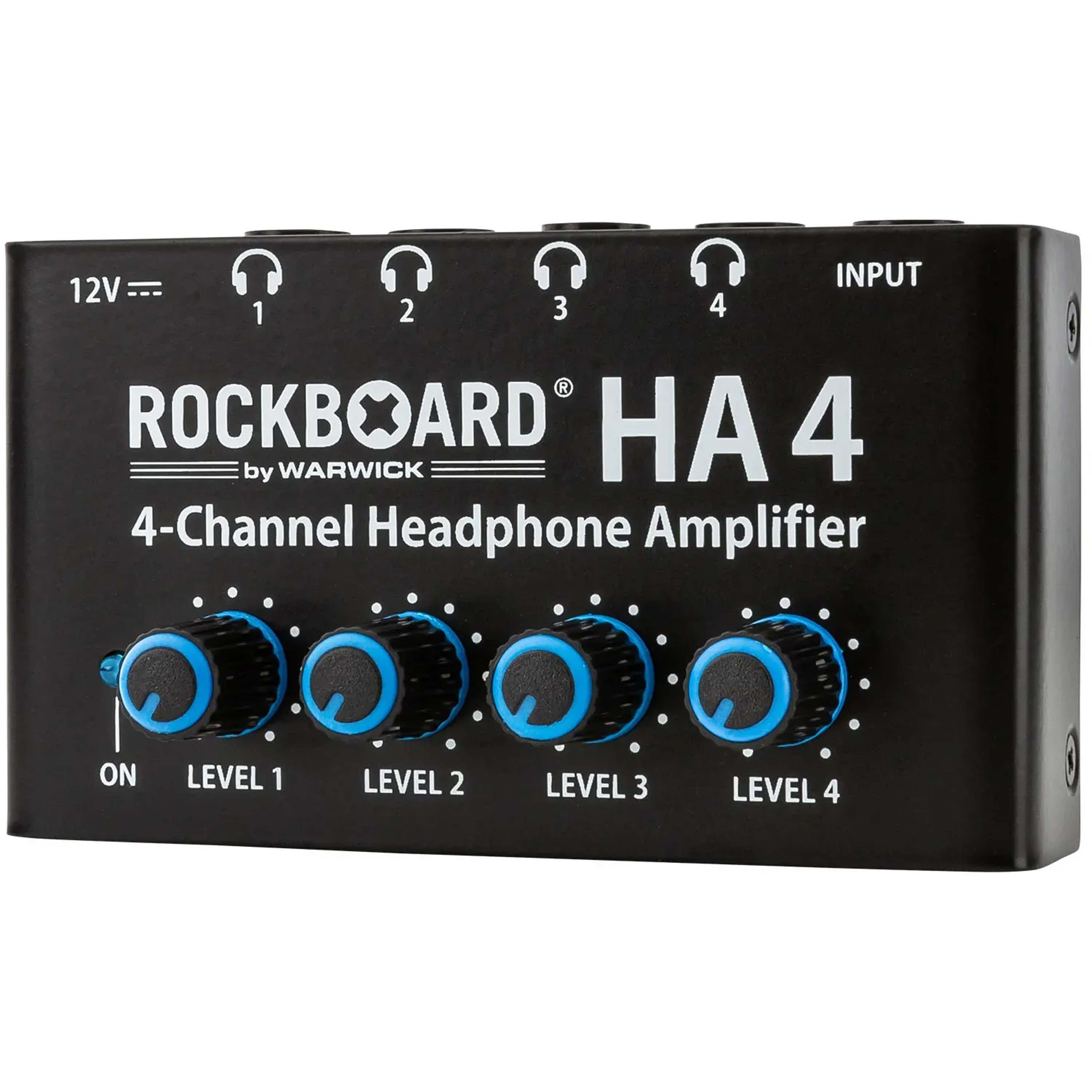Amplificador de audífonos Rockboard HA4 - 4 canales foto 3