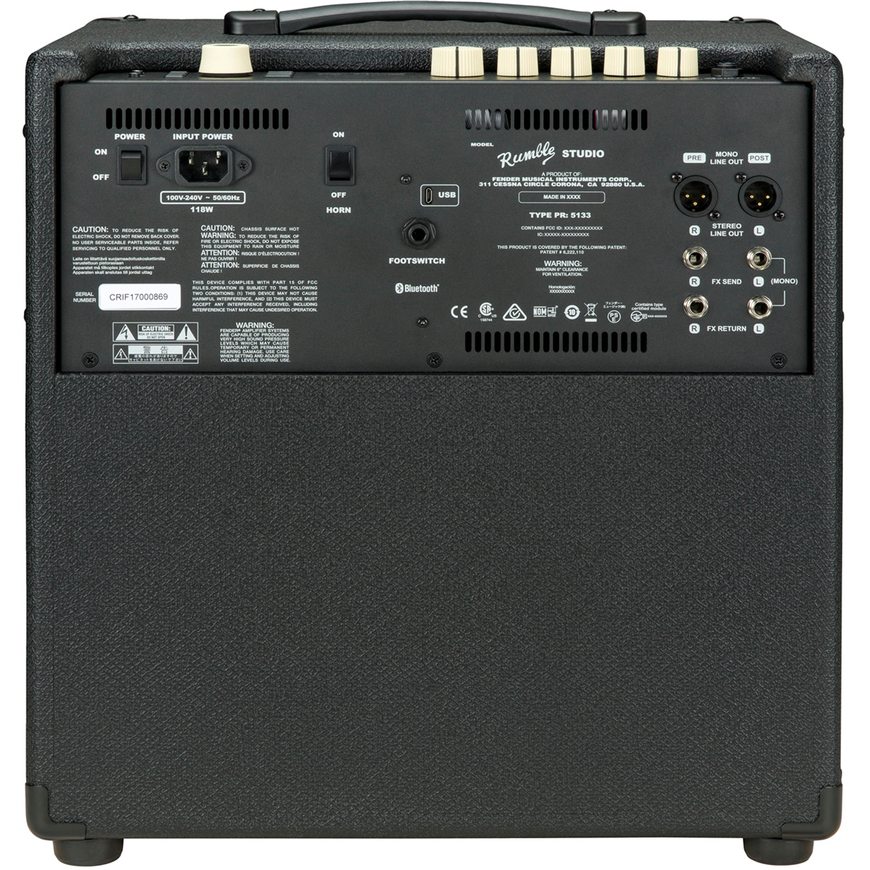 Amplificador de bajo Fender Rumble™ Studio 40 foto 2