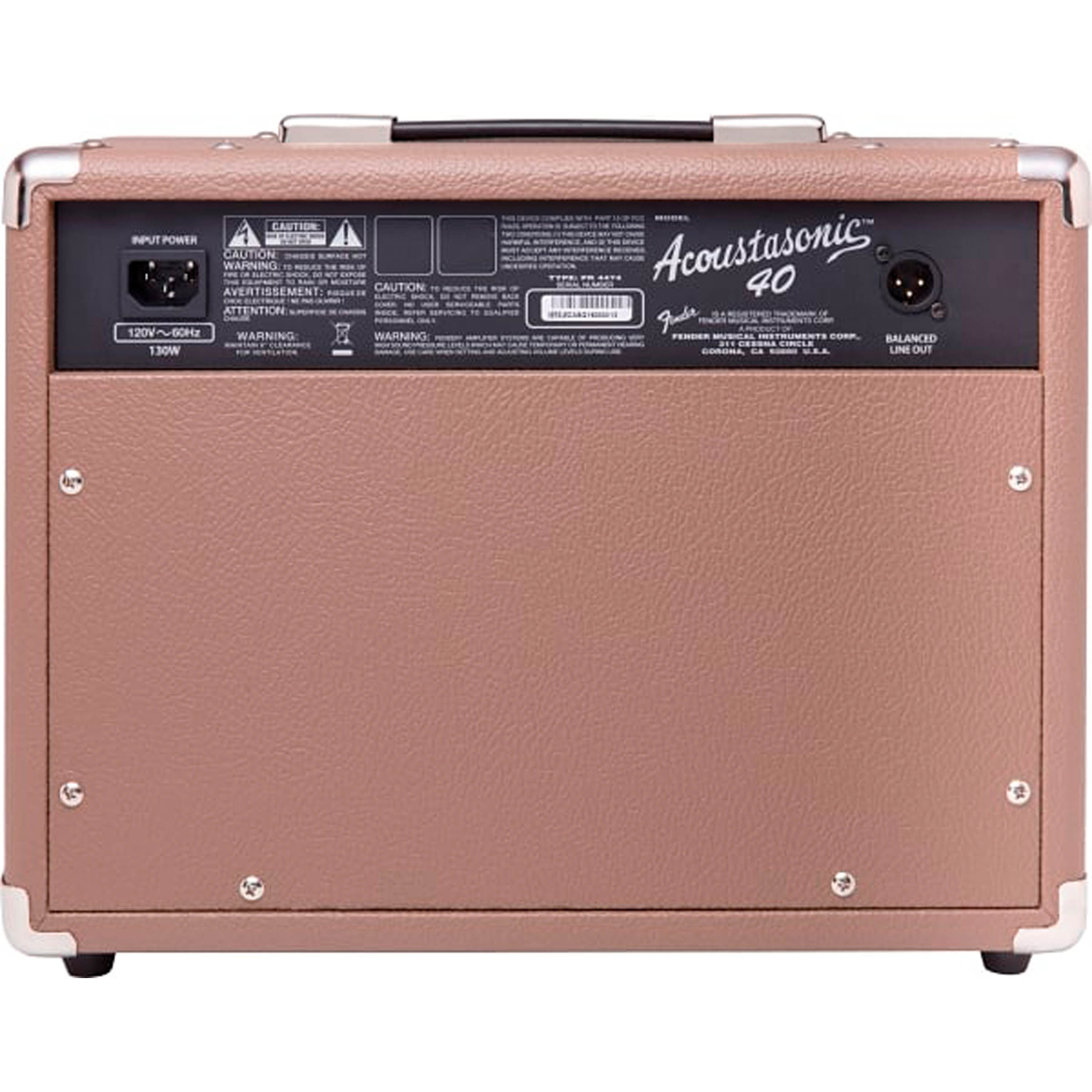 Amplificador de guitarra acústica Fender Acoustasonic™ 40 foto 3