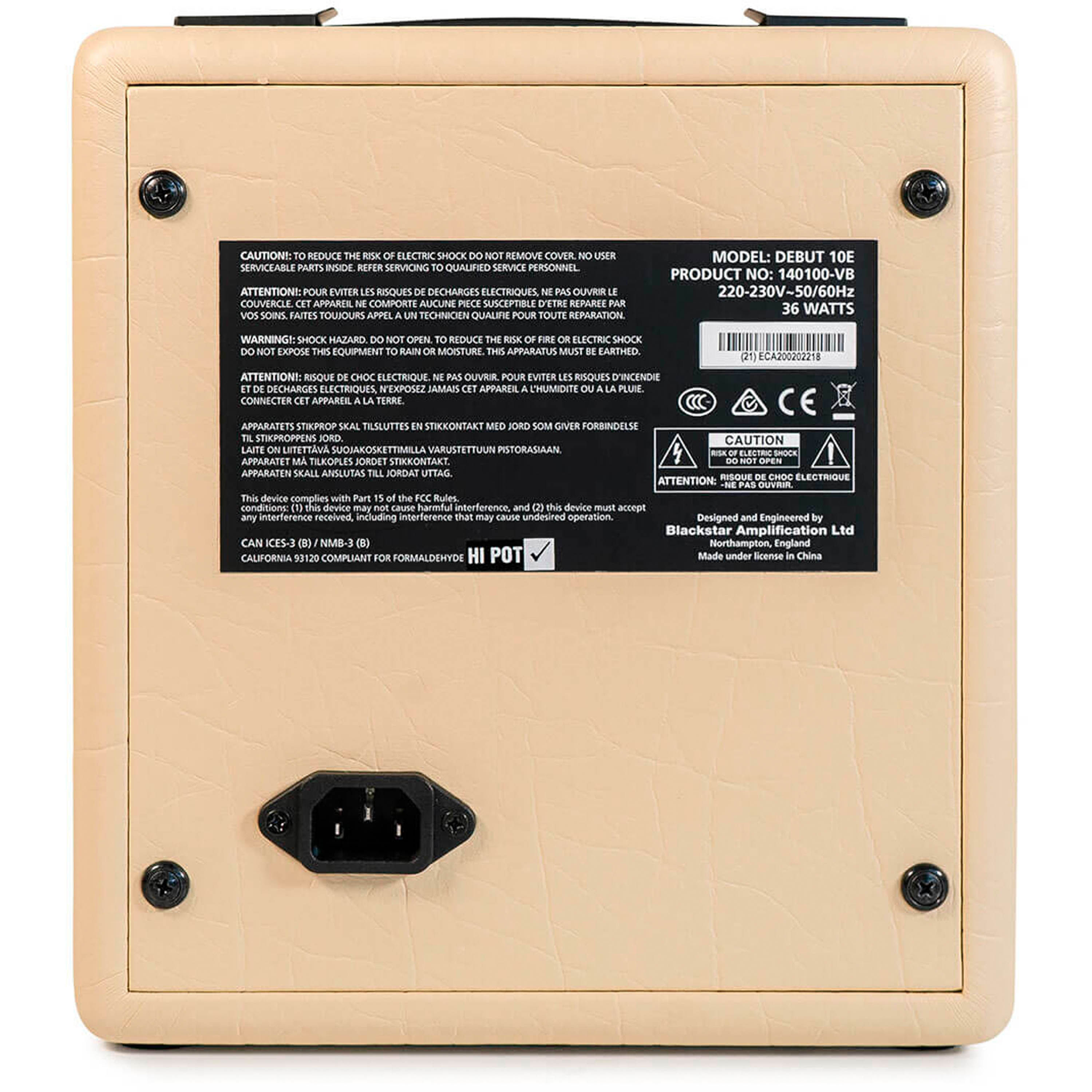 Amplificador de guitarra Blackstar Debut 10E - Cream foto 4