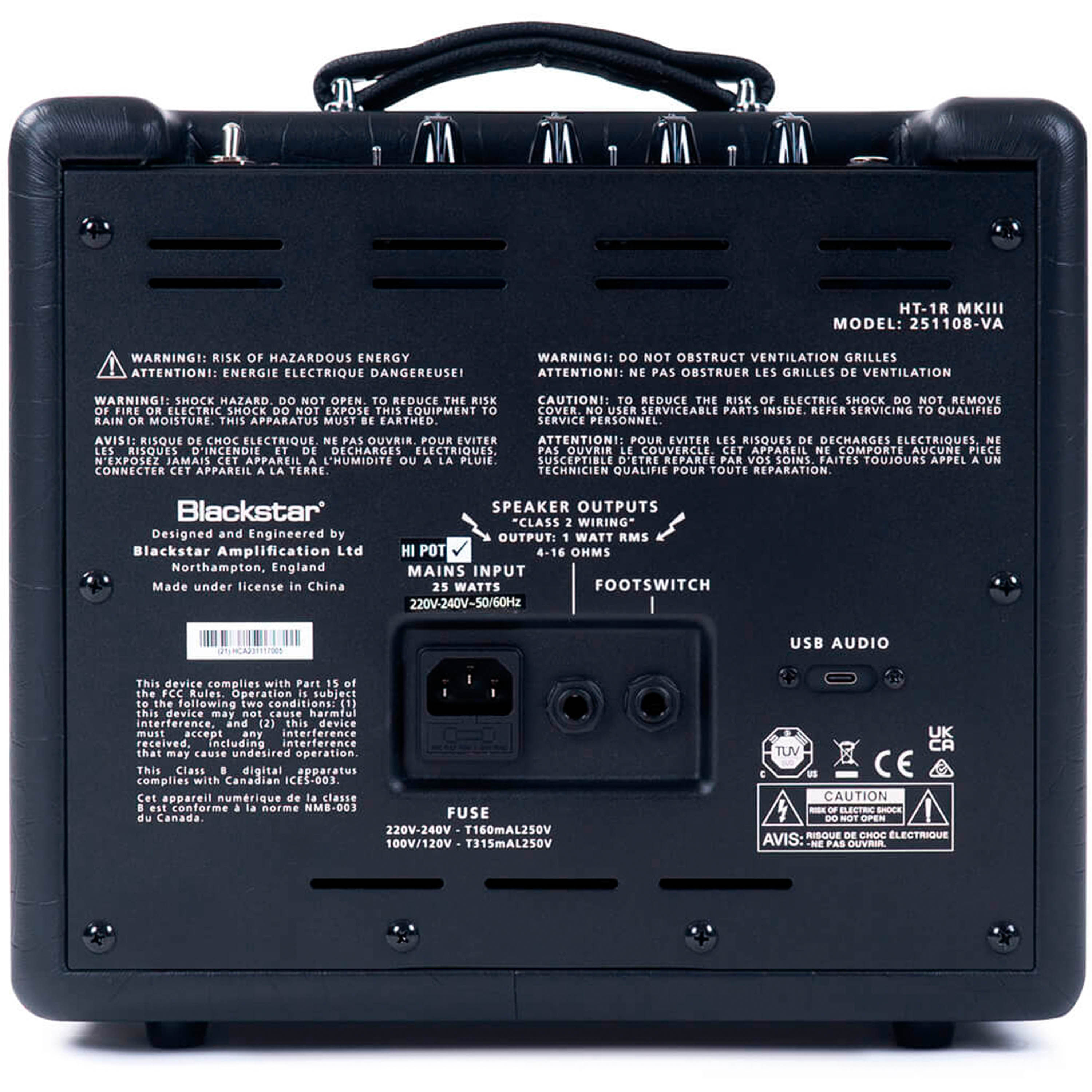 Amplificador de guitarra Blackstar HT-1R-MKIII foto 3