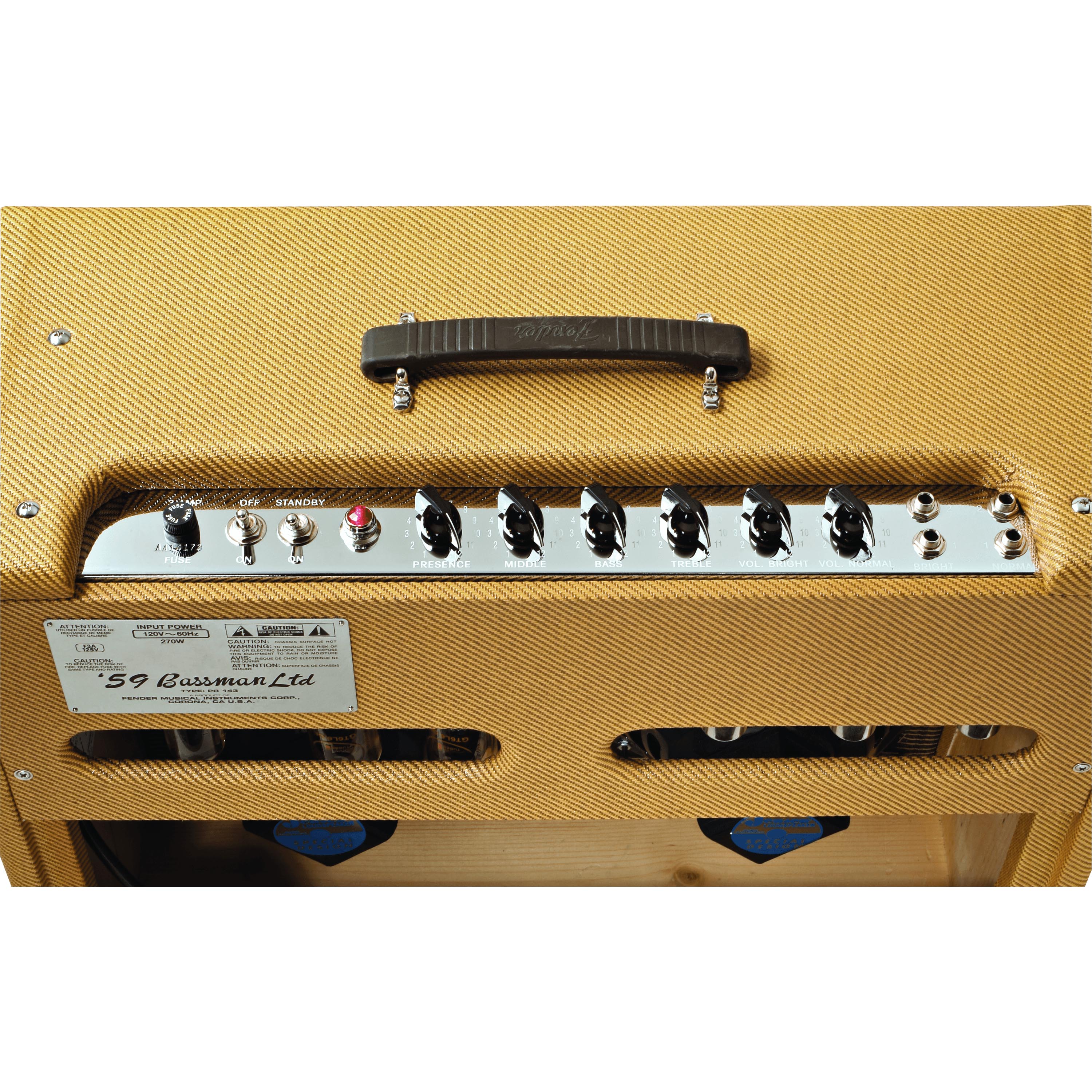 Amplificador de guitarra Fender '59 Bassman LTD 4x10" foto 4