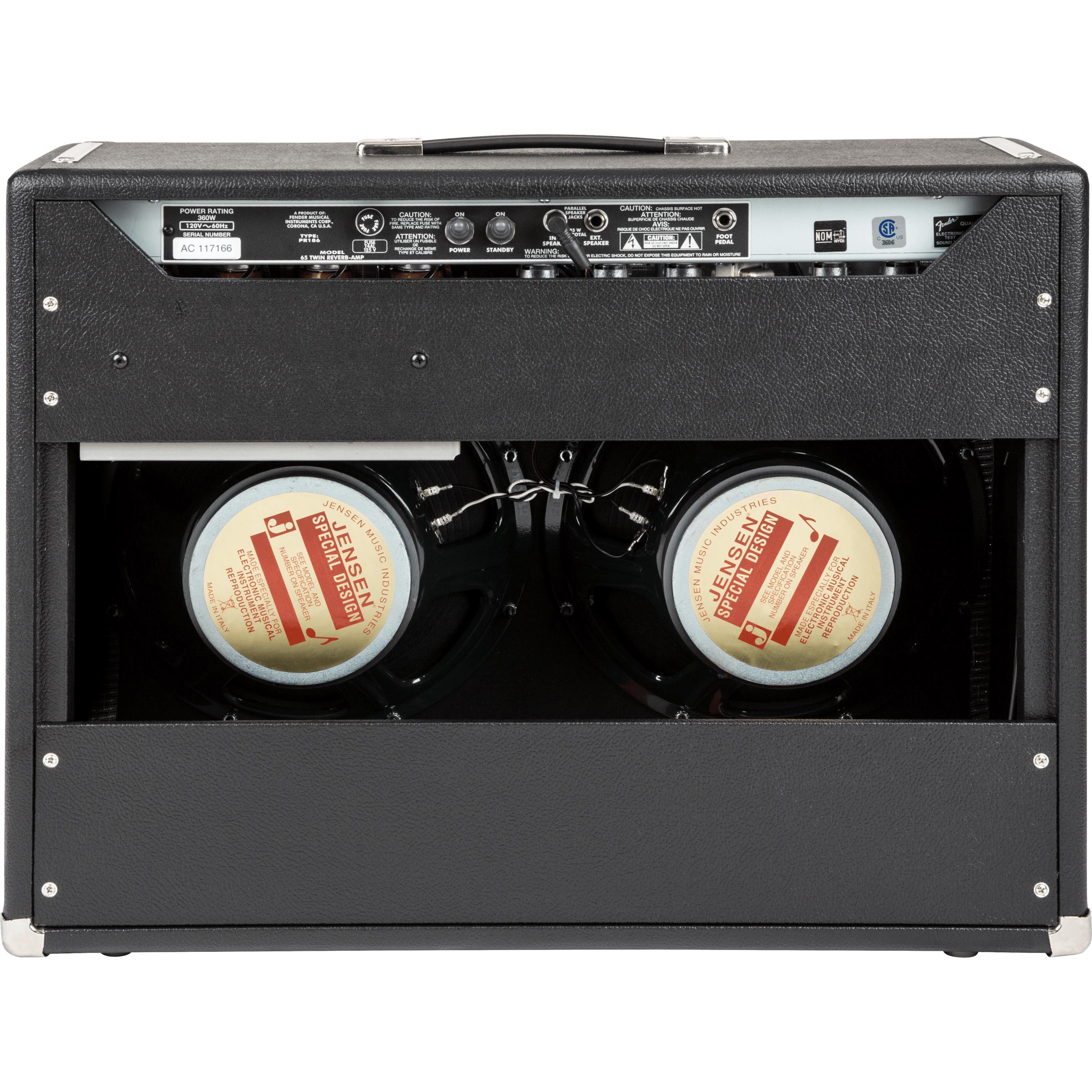 Amplificador de guitarra Fender '65 Twin Reverb 2x 12" foto 2