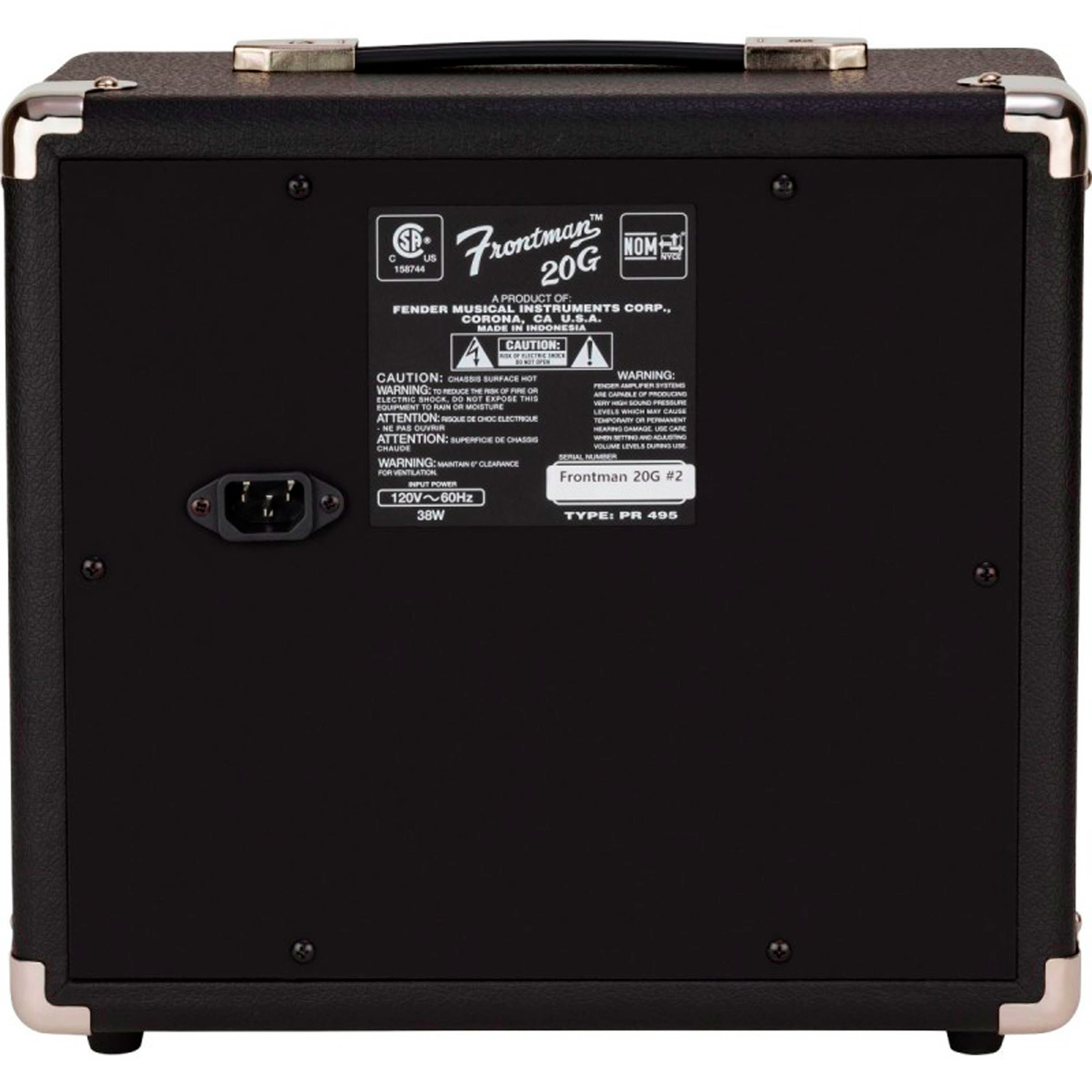 Amplificador de guitarra Fender Frontman 20G foto 3