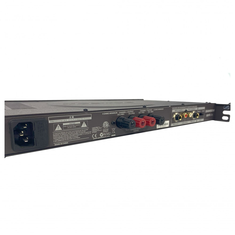 Amplificador de potencia Samson SERVO 120A - 120 watts foto 5