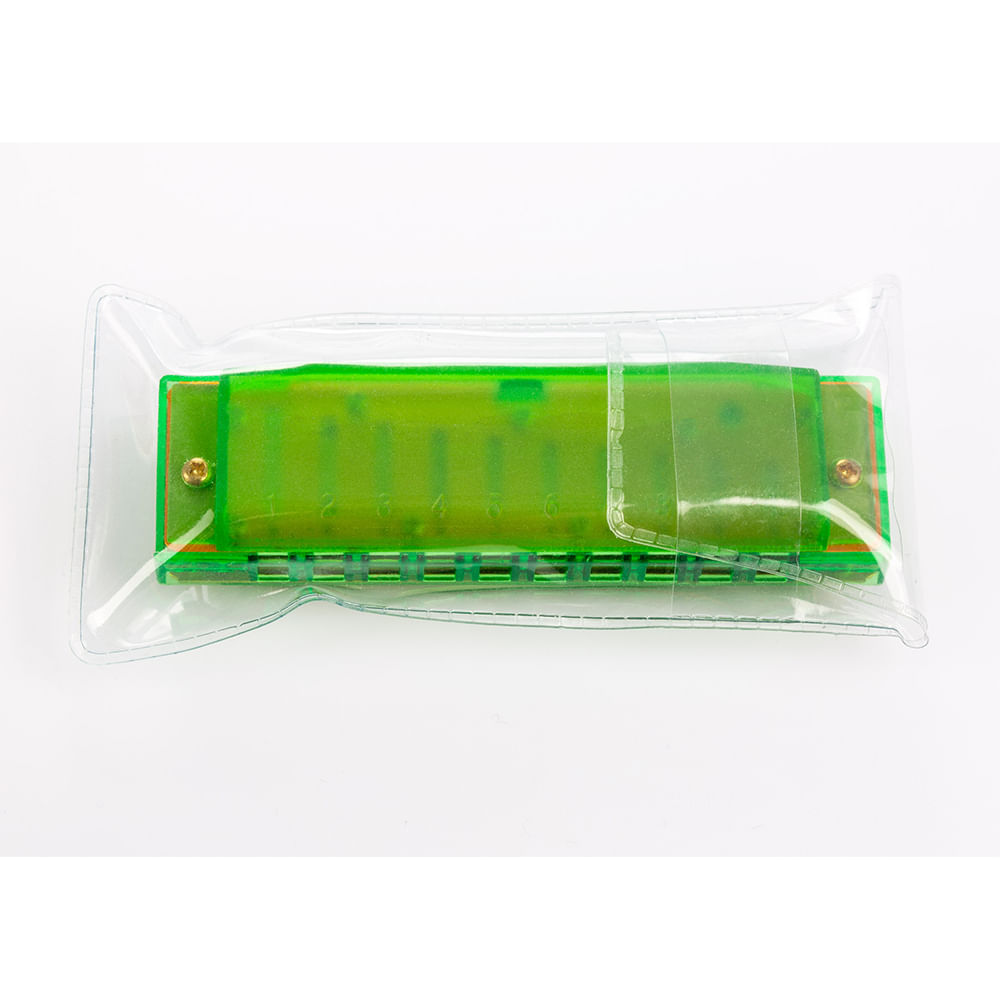 Armónica Diatónica En C Hohner Translucent M5253 - Verde foto 4