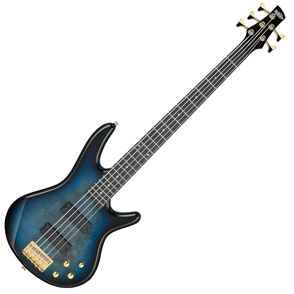 Bajo Eléctrico 5 Cuerdas Ibanez GSR205PC - Transparent Marine Burst