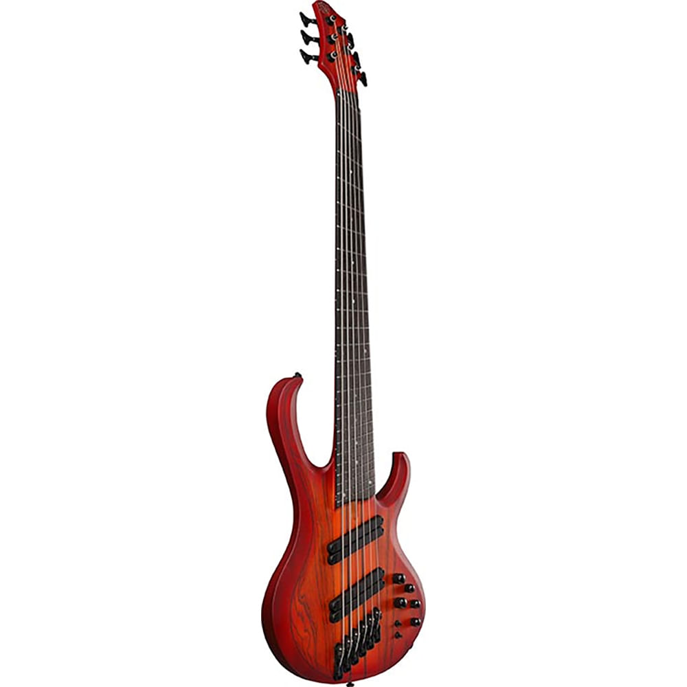 Bajo Eléctrico 6 Cuerdas Ibanez BTB Workshop BTB866MS - Brown Topaz Burst Flat foto 4
