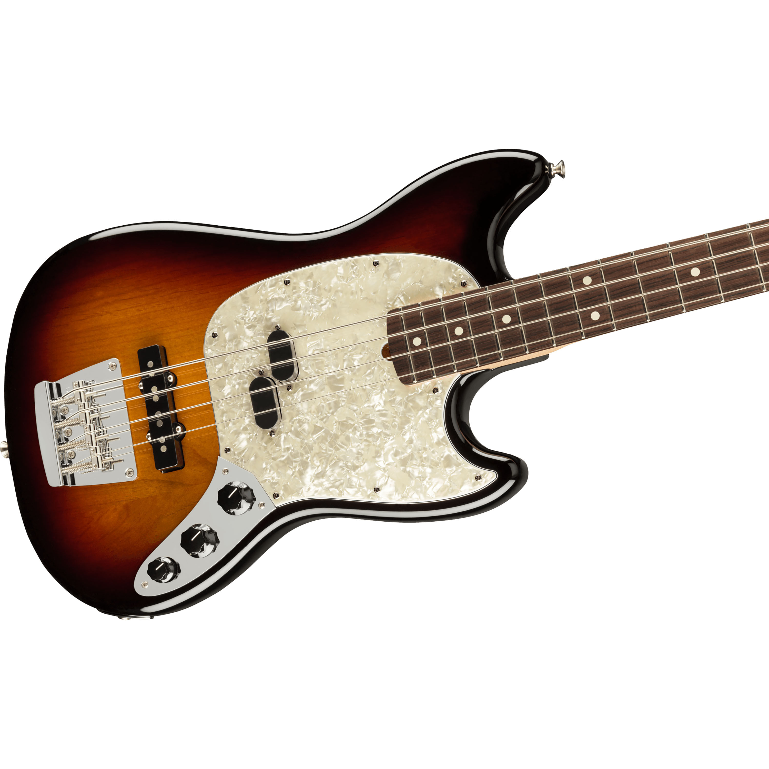 Bajo eléctrico Fender American Performer Mustang® Bass - 3-Color Sunburst foto 4