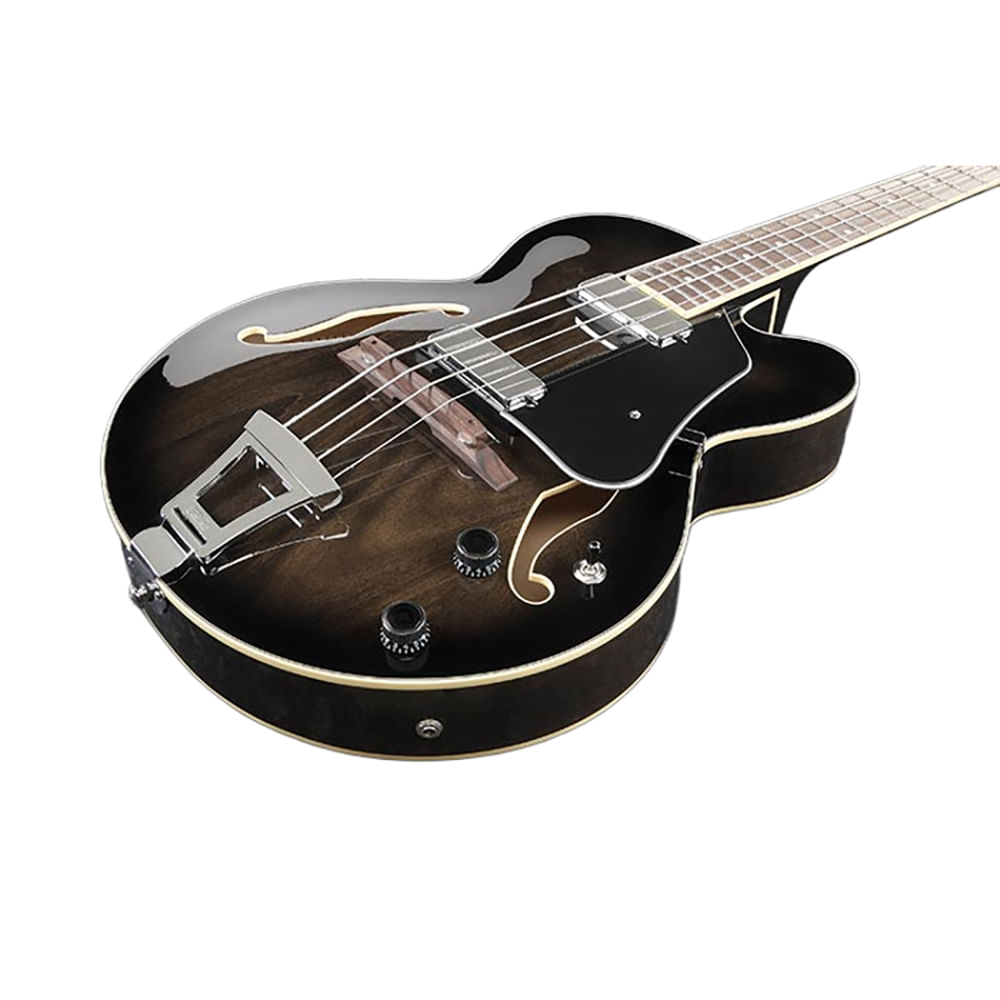 Bajo Eléctrico Hollow Body Ibanez AFB200 TKS - Transparent Black Sunburst foto 5