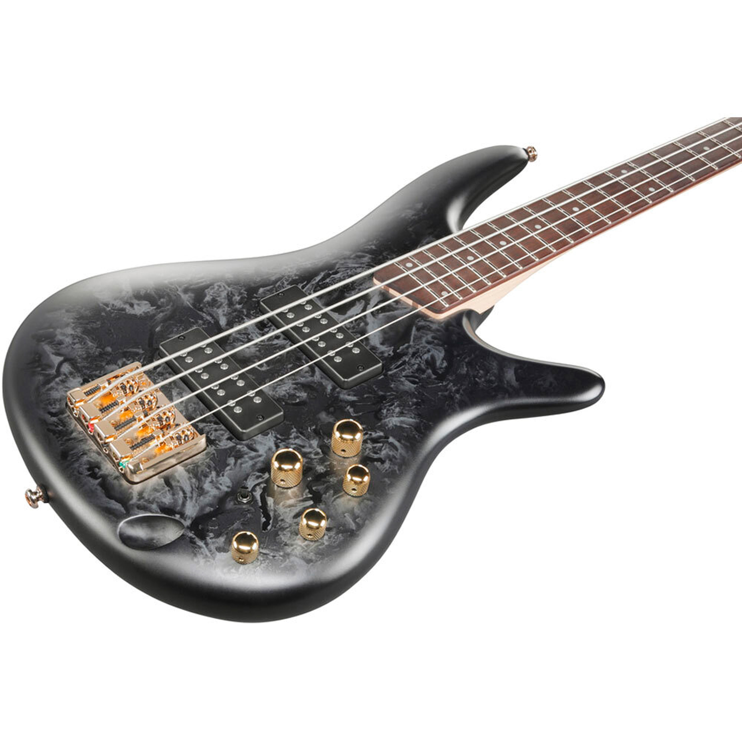 Bajo eléctrico Ibanez SR300EDX Black Ice Frozen Matte foto 5