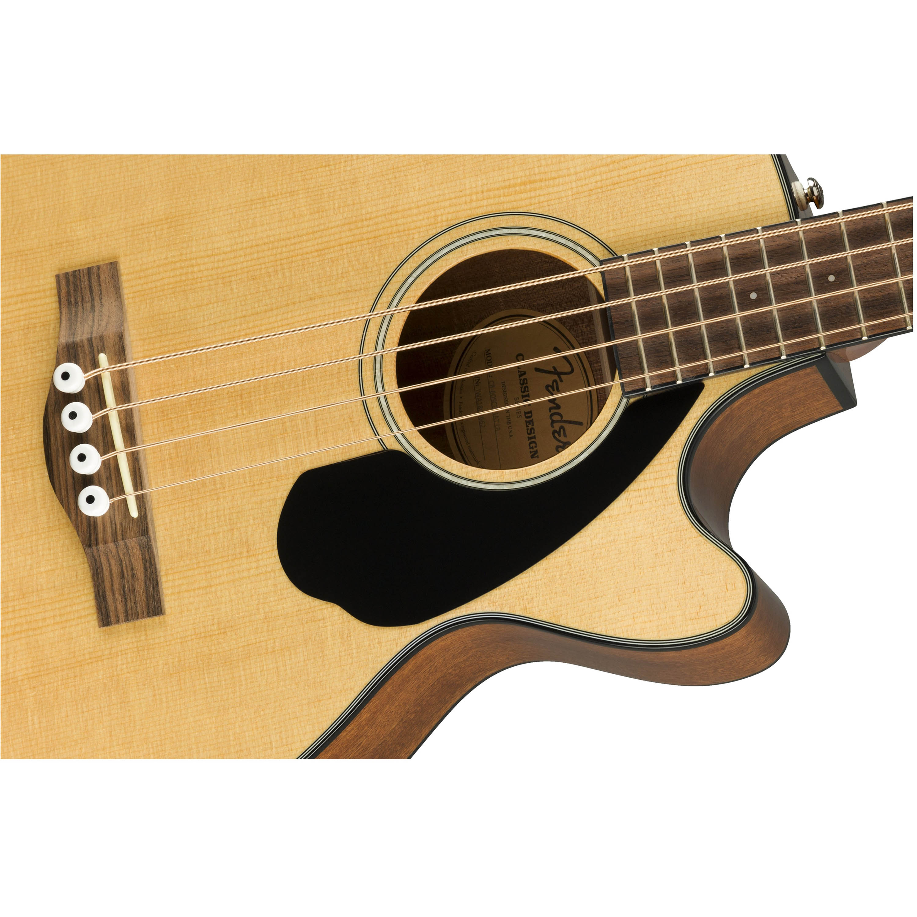 Bajo electroacústico Fender CB-60SC - Natural foto 4