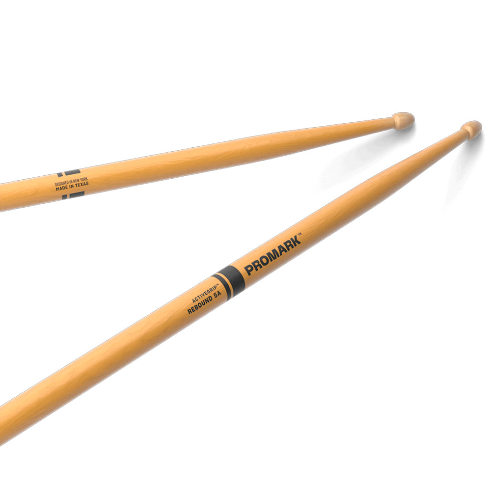 Baqueta Punta Madera Promark 5A ActiveGrip R5AAGC foto 2