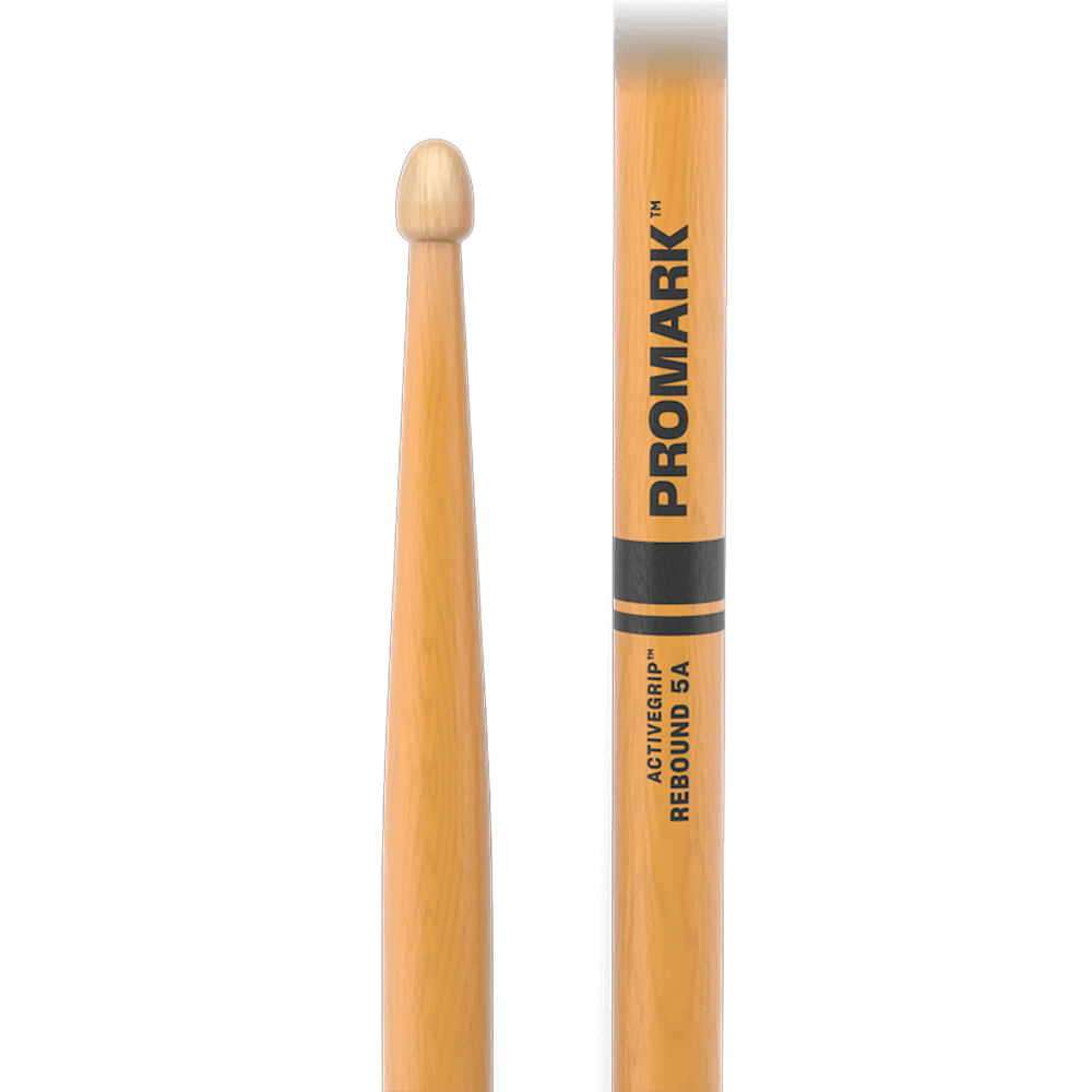 Baqueta Punta Madera Promark 5A ActiveGrip R5AAGC foto 3