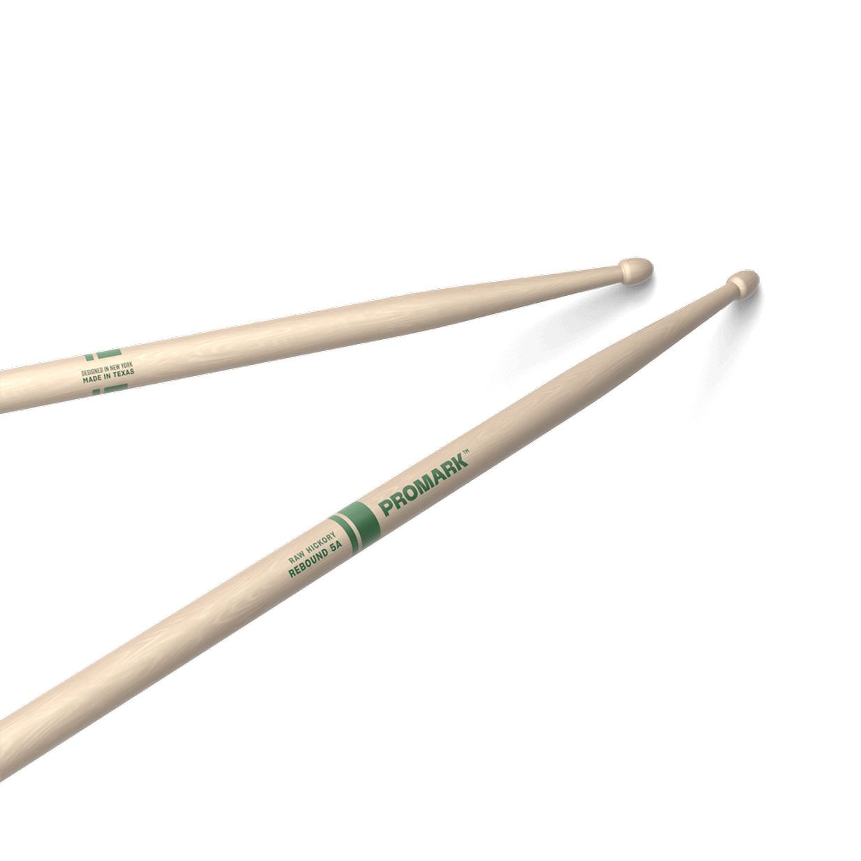 Baquetas ProMark 5A punta de madera Rebound Raw Hickory foto 2