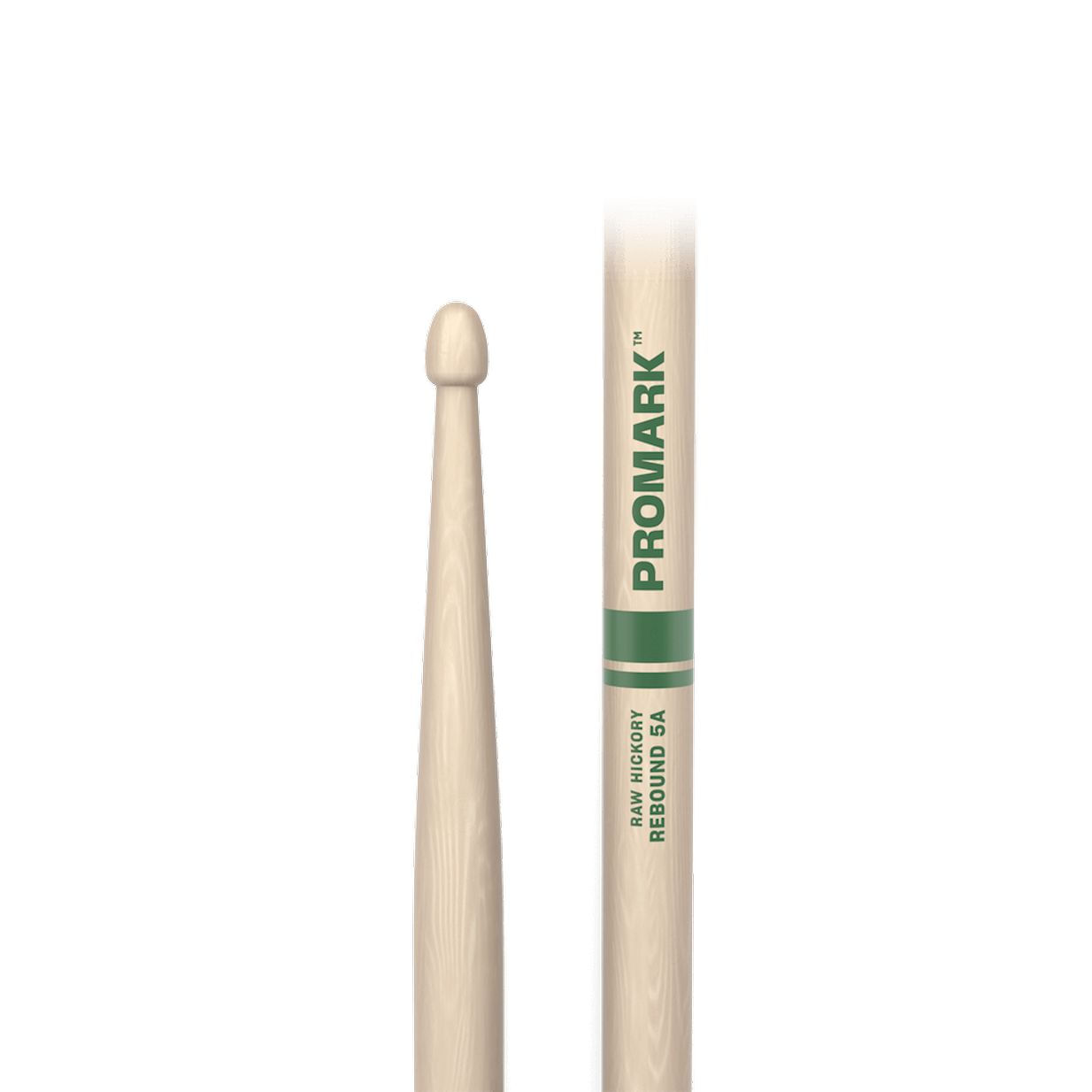 Baquetas ProMark 5A punta de madera Rebound Raw Hickory foto 5