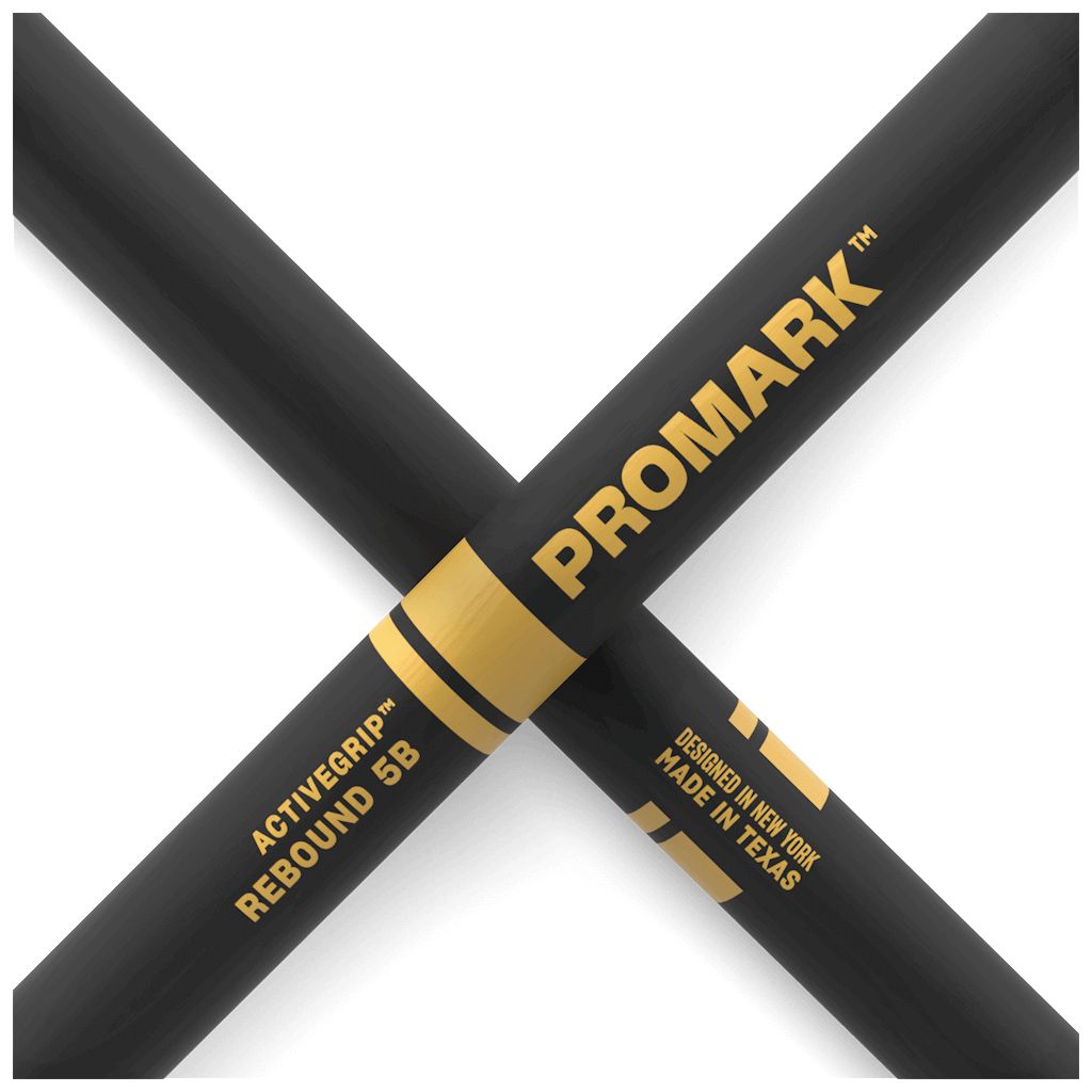 Baquetas ProMark 5B punta de madera Rebound Active Grip R5BAG foto 4