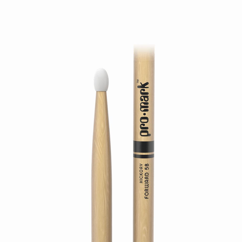 Baquetas ProMark 5B punta de nylon Forward Hickory foto 5