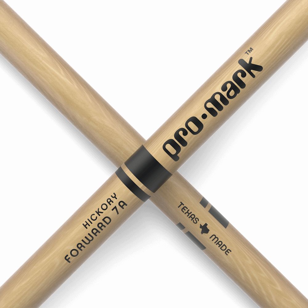 Baquetas ProMark 7A punta de nylon Forward Hickory foto 2