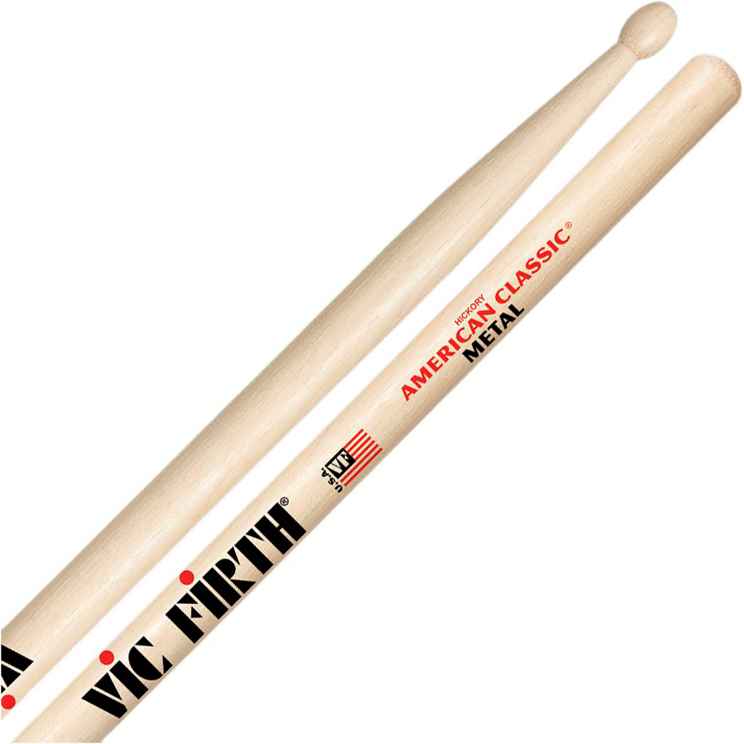 Baquetas Vic Firth American Classic Metal - punta de madera foto 2