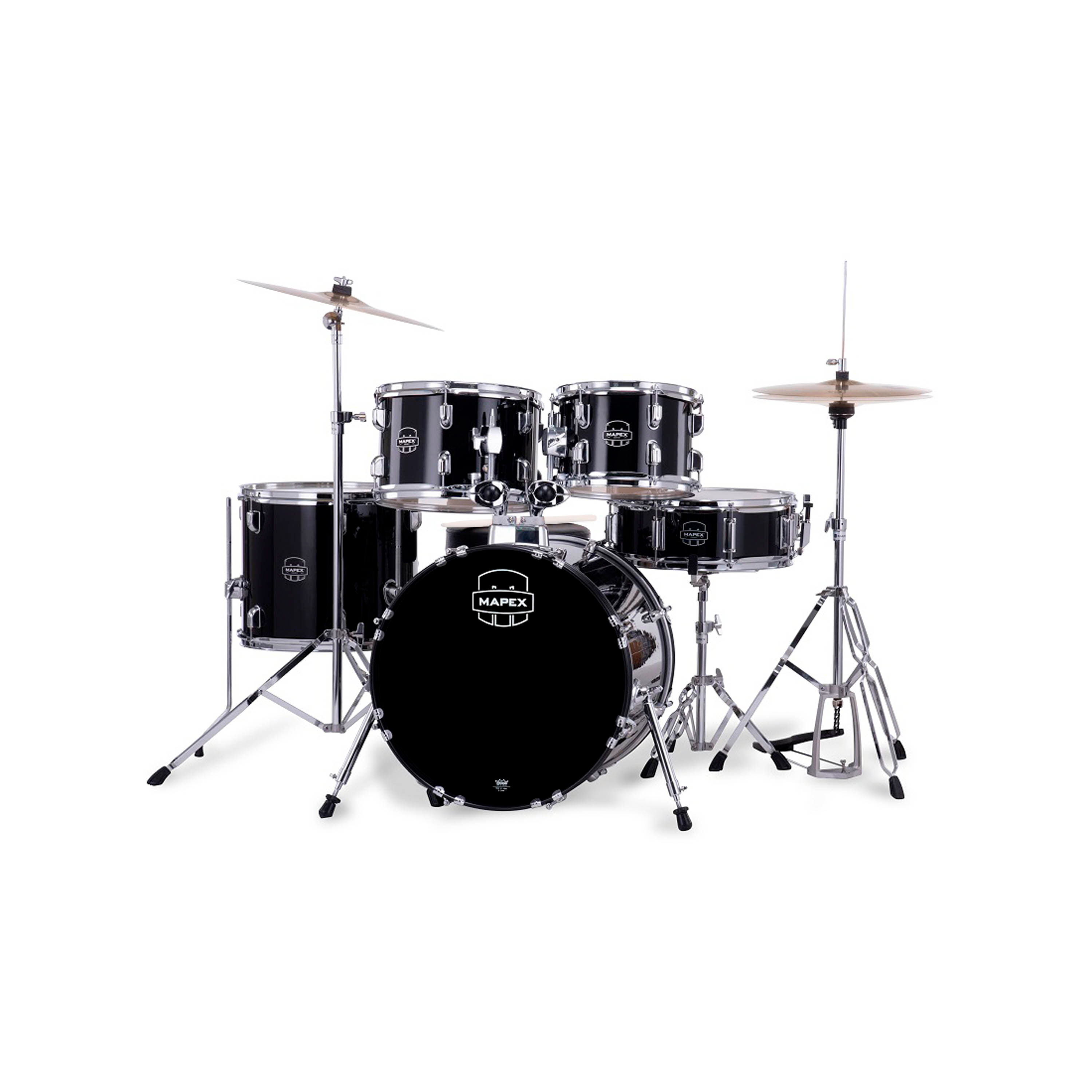 Batería acústica Mapex Serie Comet CM5844FTCDK-SC - Dark Black foto 2