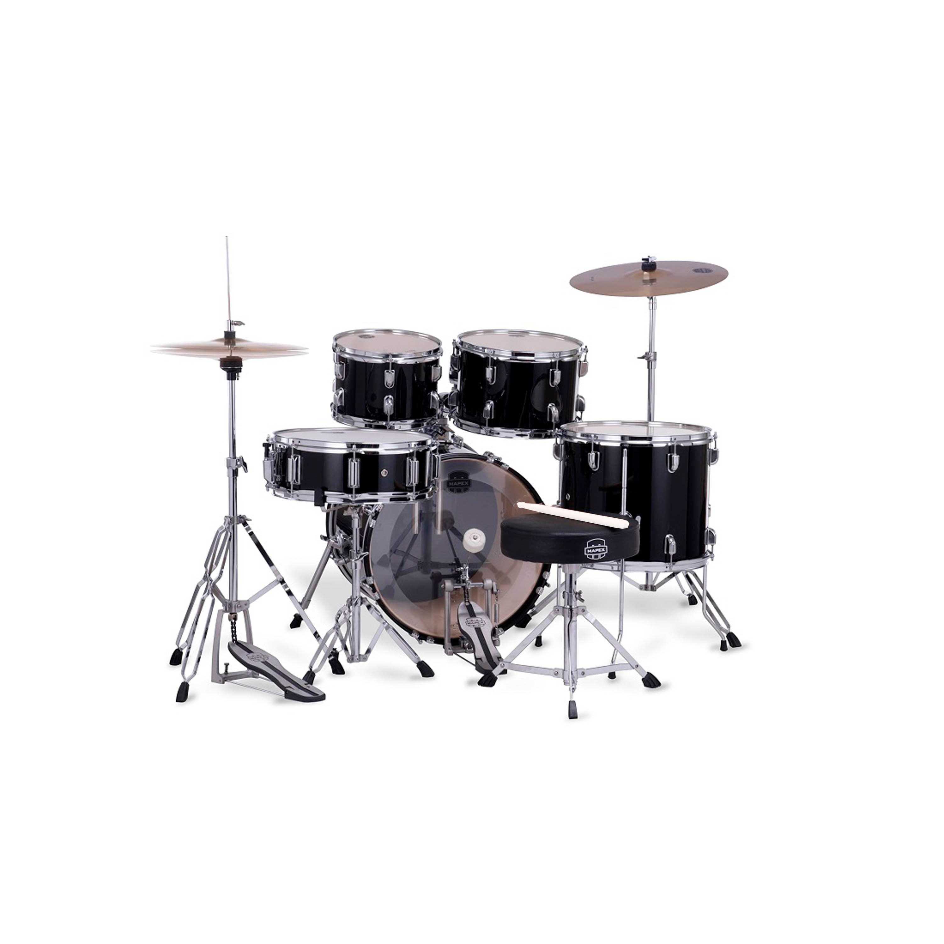 Batería acústica Mapex Serie Comet CM5844FTCDK-SC - Dark Black foto 3