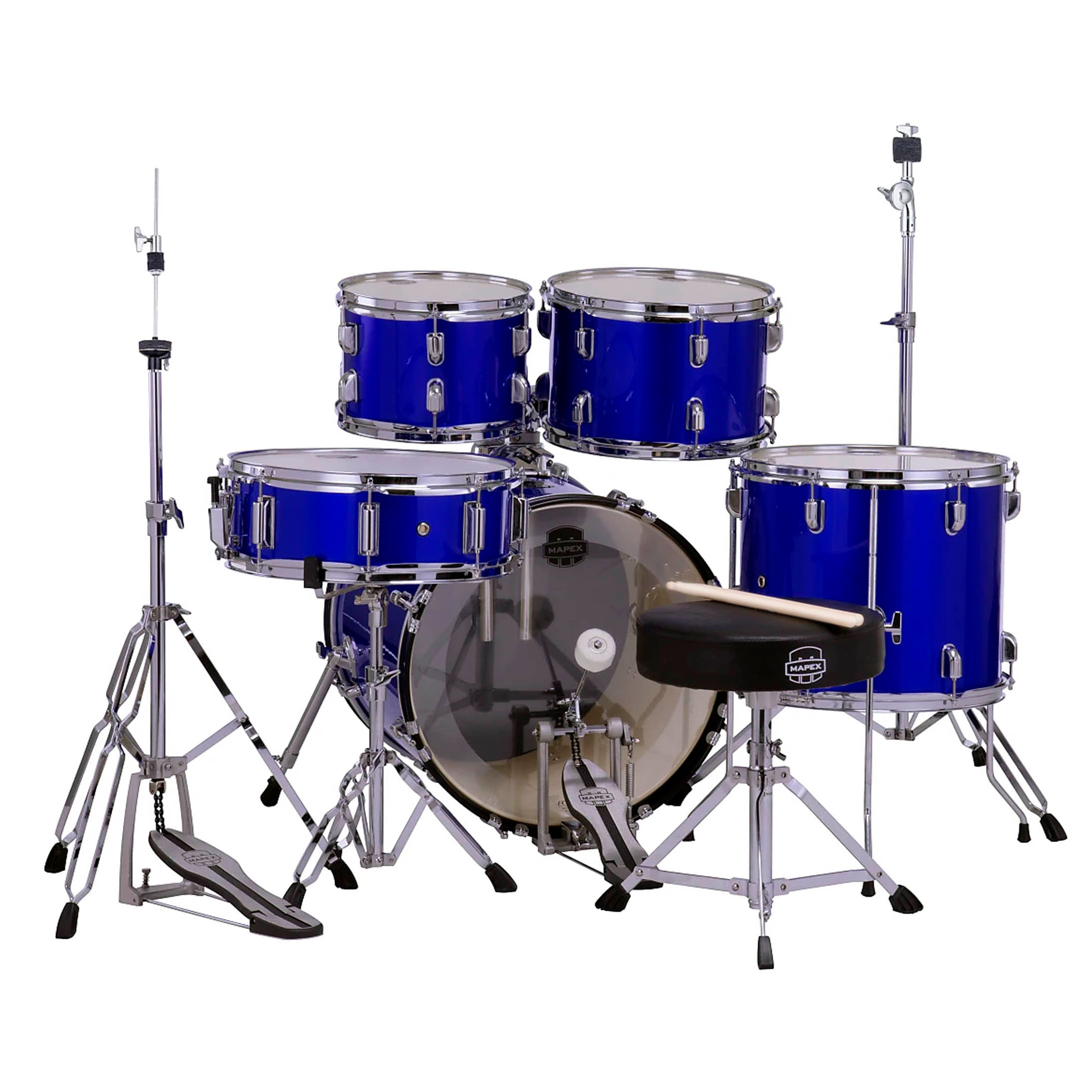 Batería acústica Mapex Serie Comet CM5844FTIB-SC - Indigo Blue foto 3