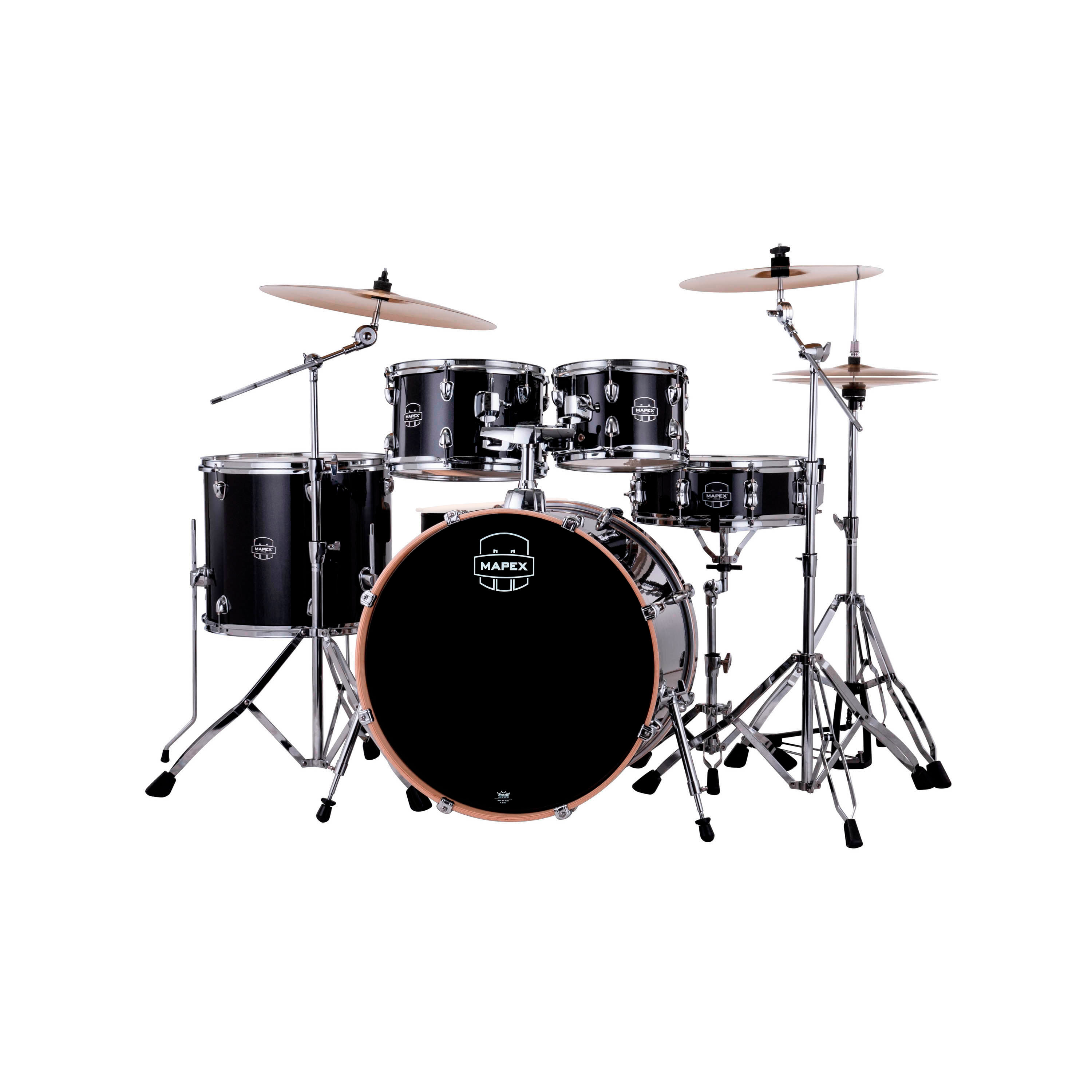 Batería acústica Mapex Serie Venus VE5295FTCVH - Black Galaxy Sparkle foto 2