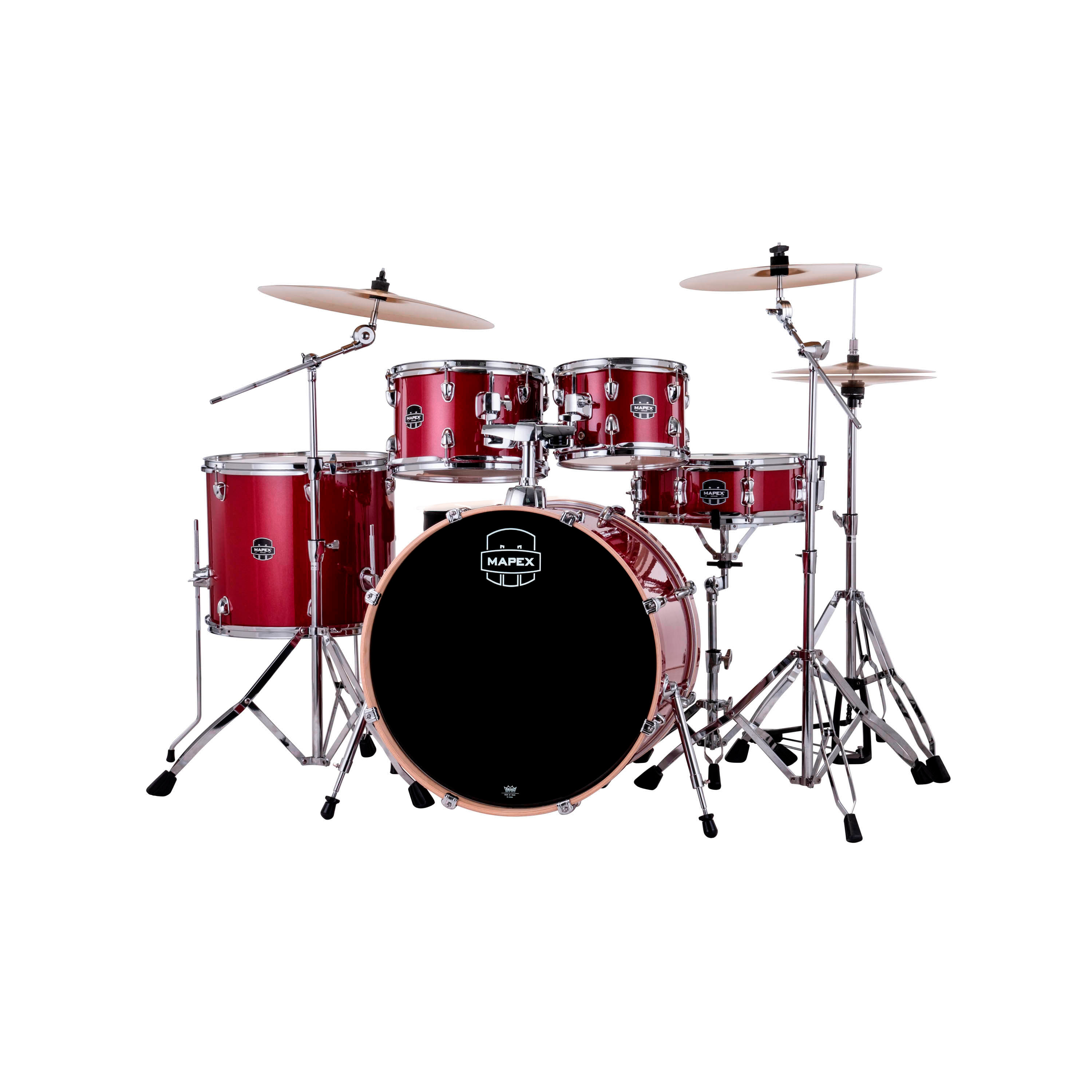 Batería acústica Mapex Serie Venus VE5295FTCVM - Crimson Red Sparkle foto 2