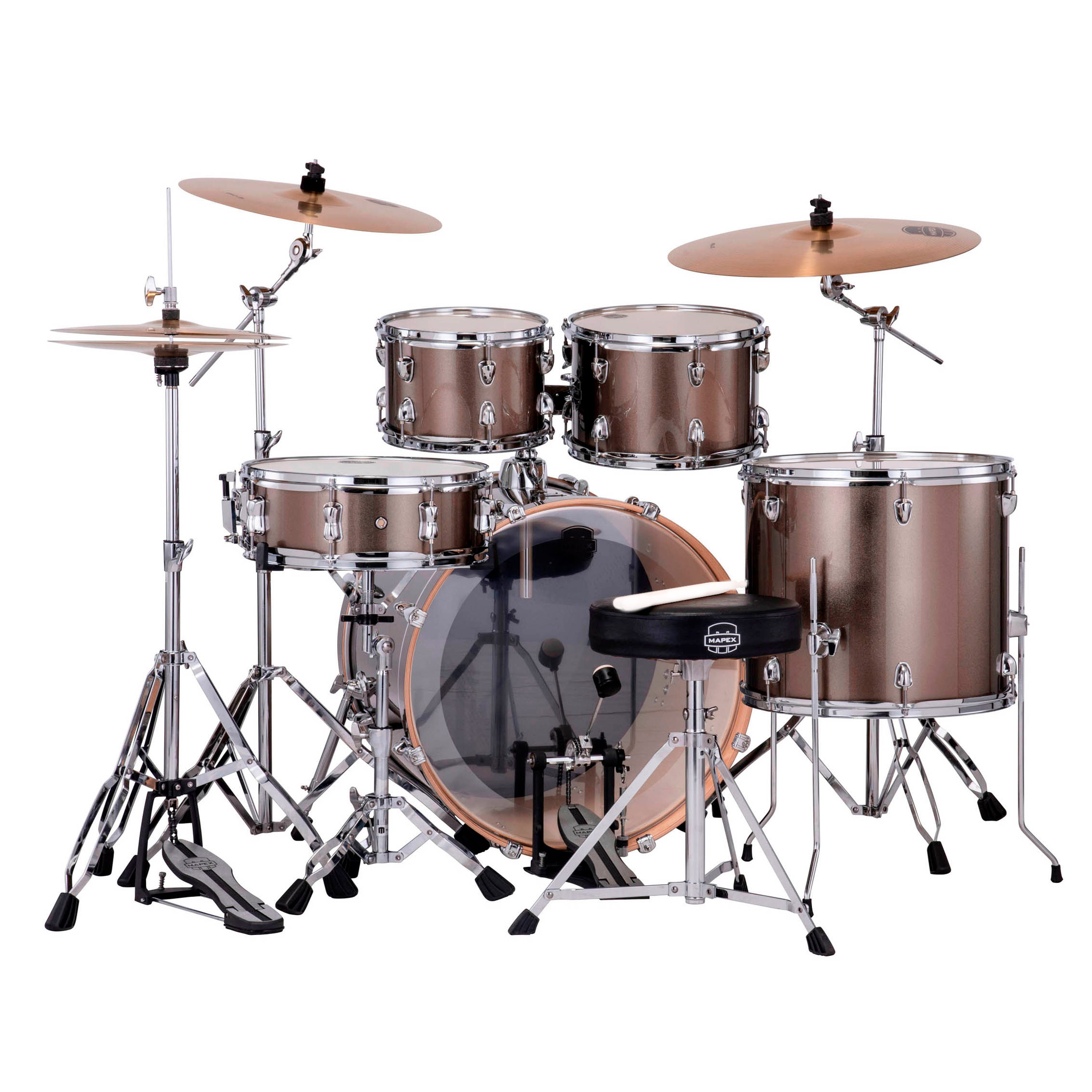 Batería acústica Mapex Serie Venus VE5295FTCVX - Copper Metallic foto 3