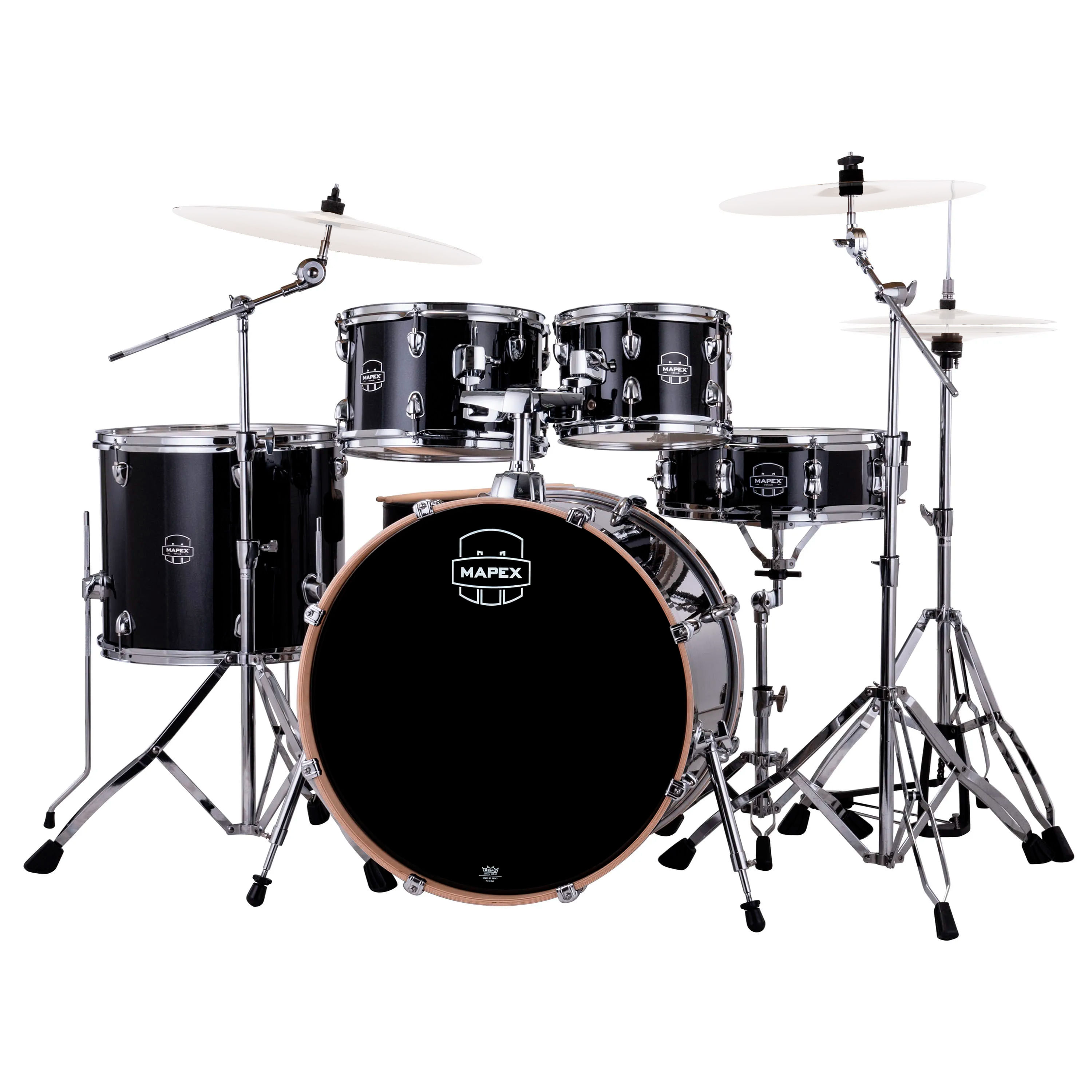 Batería acústica Mapex Serie Venus VE5295FTVH - Black Galaxy Sparkle foto 2