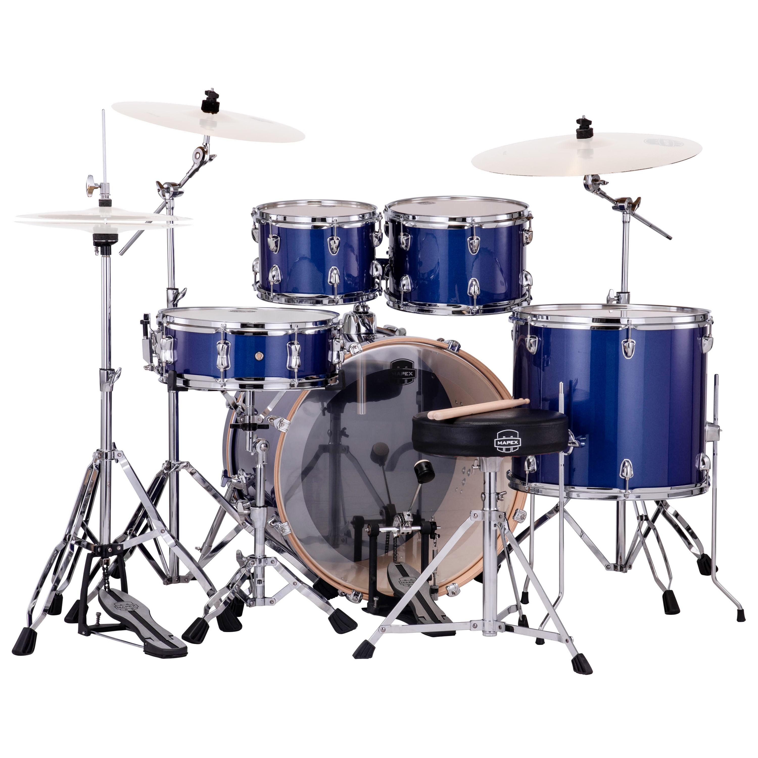 Batería acústica Mapex Serie Venus VE5295FTVI - Blue Sky Sparkle foto 3