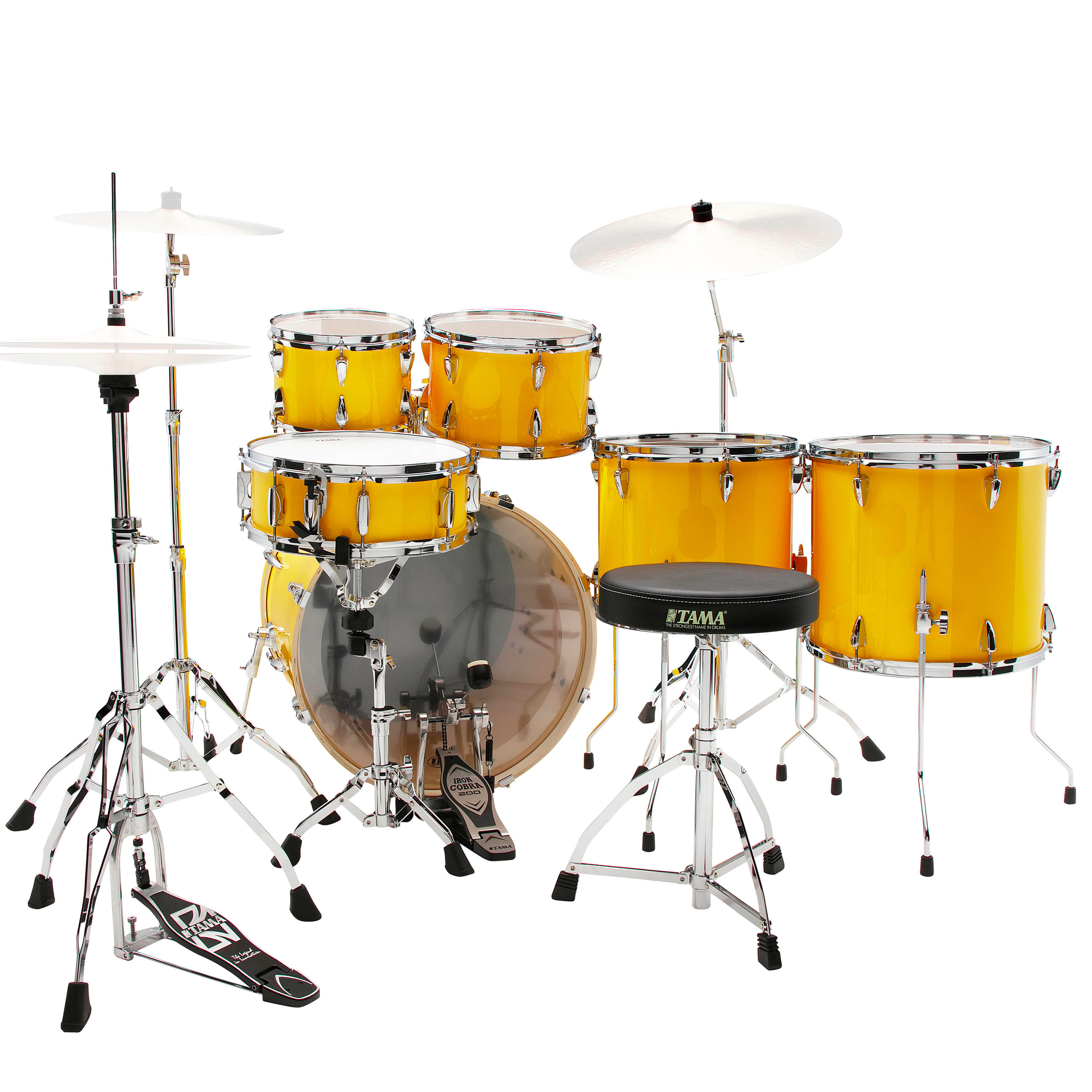 Batería acústica Tama Imperialstar IP62H6W - Electric Yellow foto 3