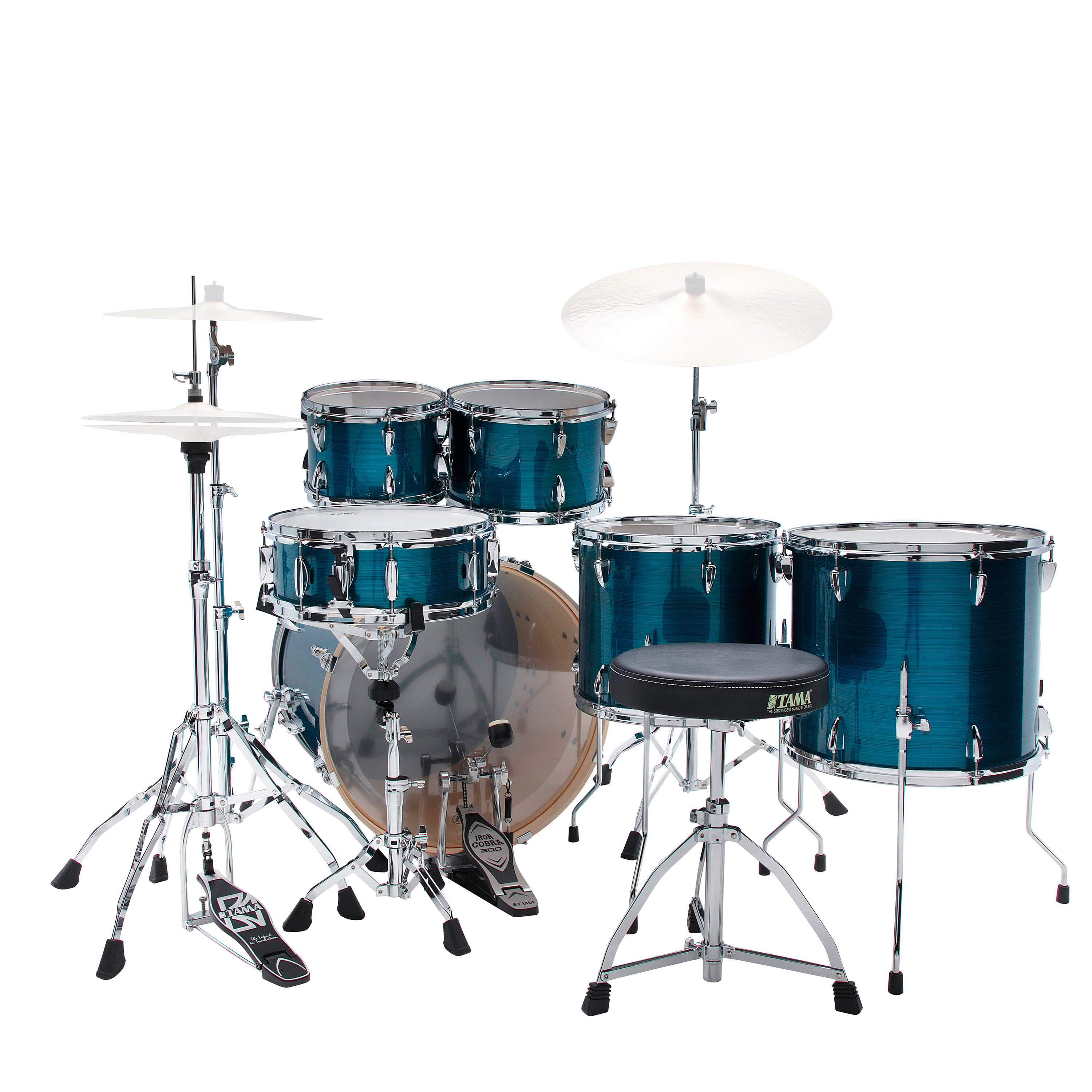 Batería acústica Tama Imperialstar IP62H6W - Hairline Blue foto 3