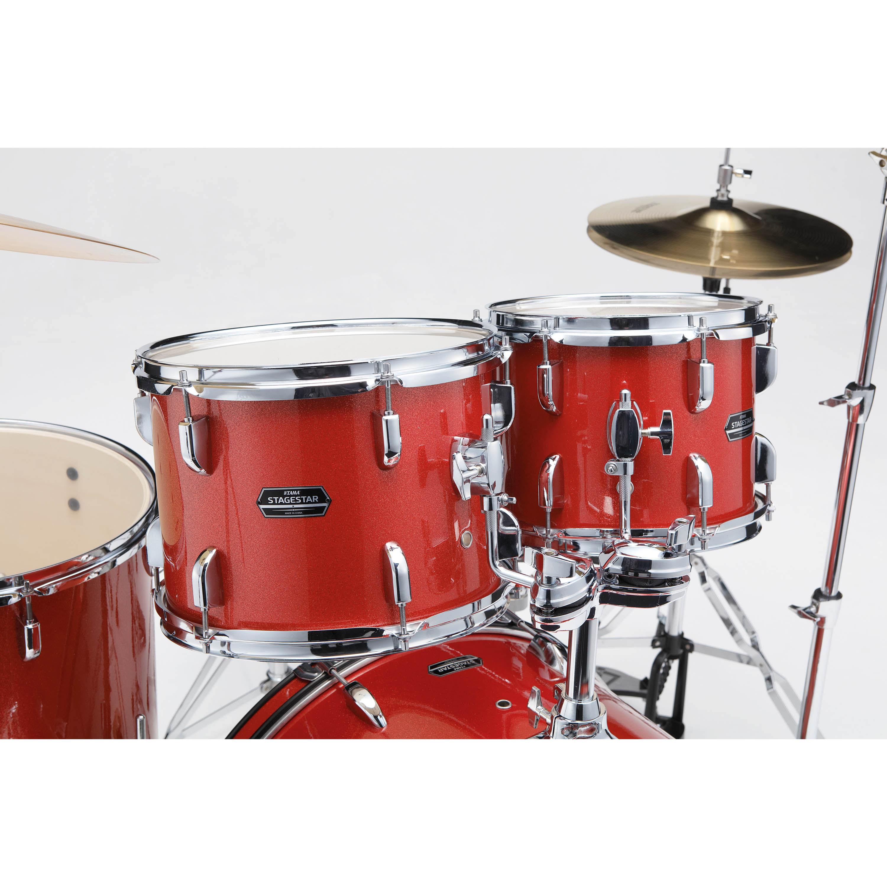 Batería acústica TAMA Stagestar ST52H5C - Candy Red Sparkle foto 2