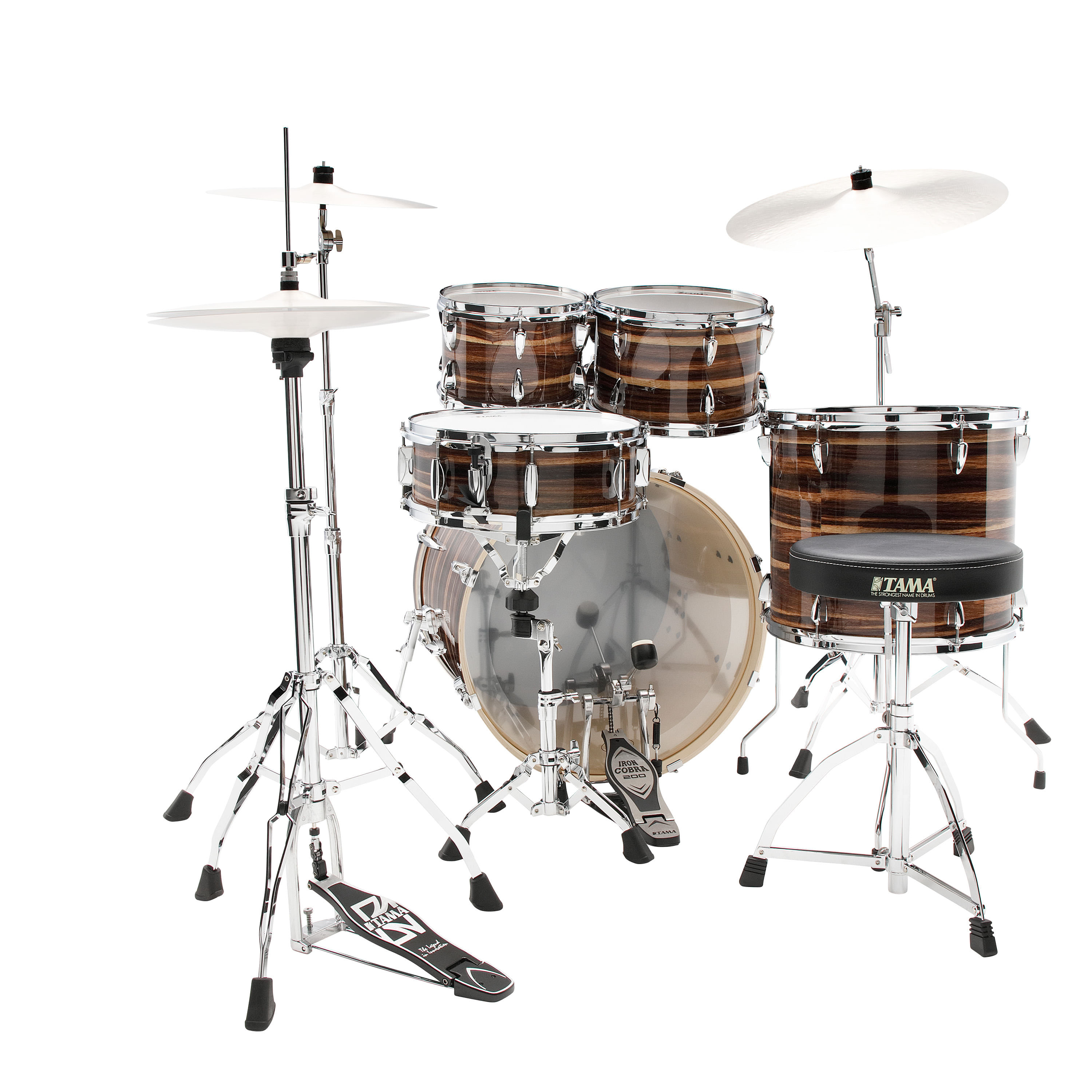 Batería acústicaTAMA Rhythm Imperialstar IP52H6W 5 piezas - Coffee Teak Wrap foto 3
