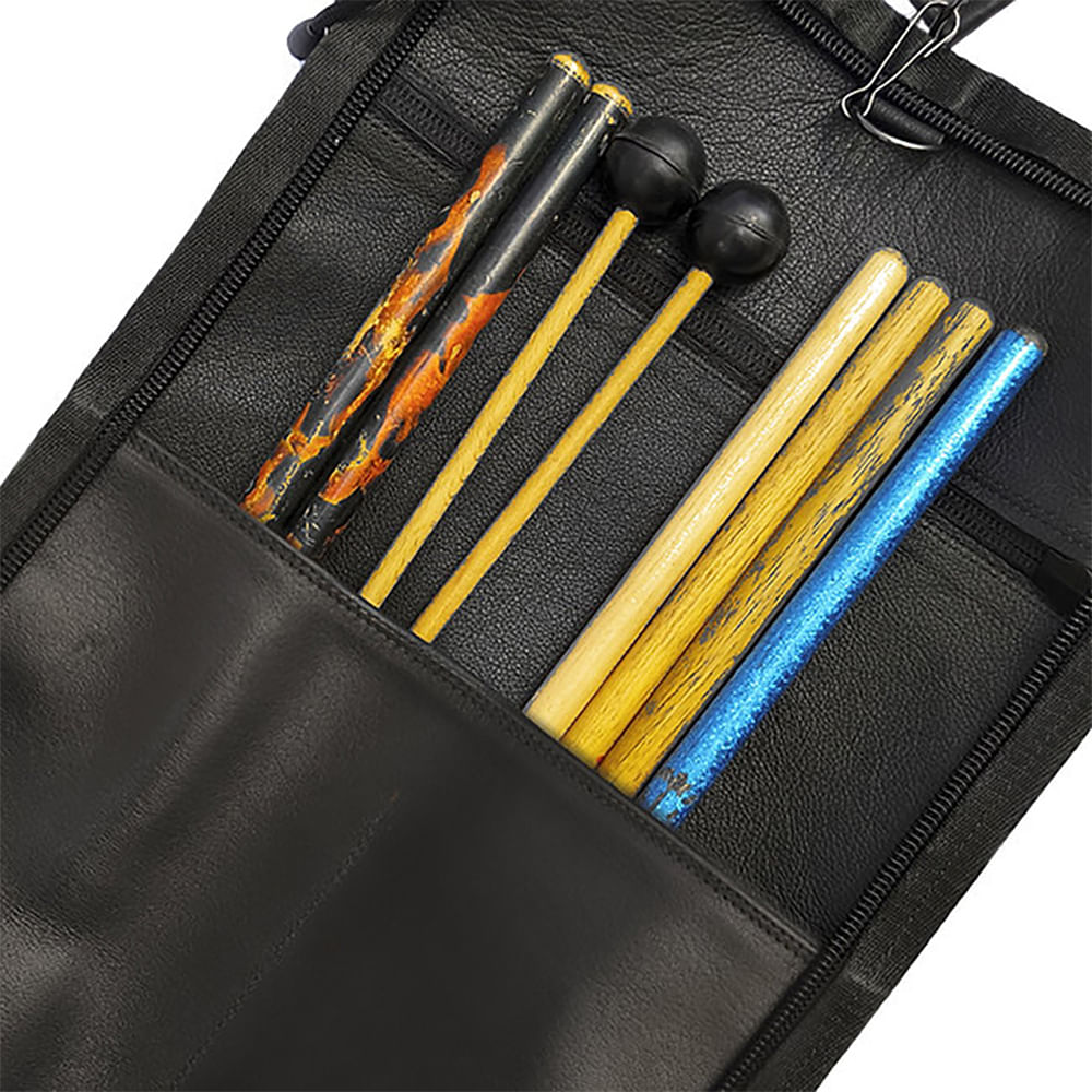 Bolso Baquetero Raven Straps Drumstick Bag - Black foto 4