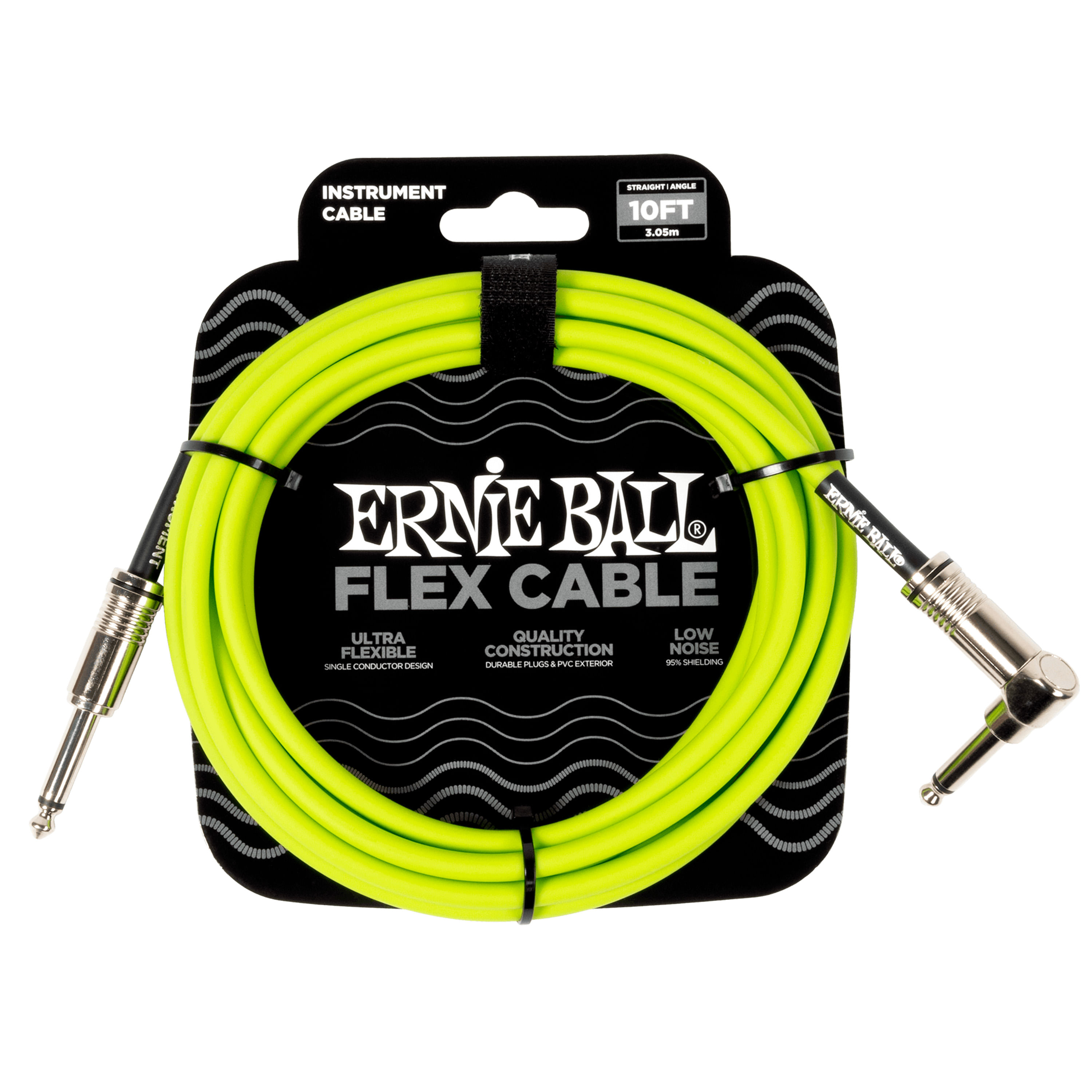 Cable de instrumento Ernie Ball P06465 de 3 metros verde