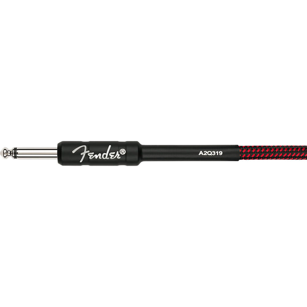 Cable Instrumento Fender Professional Series Tweed Coil - Rojo - 9m foto 2